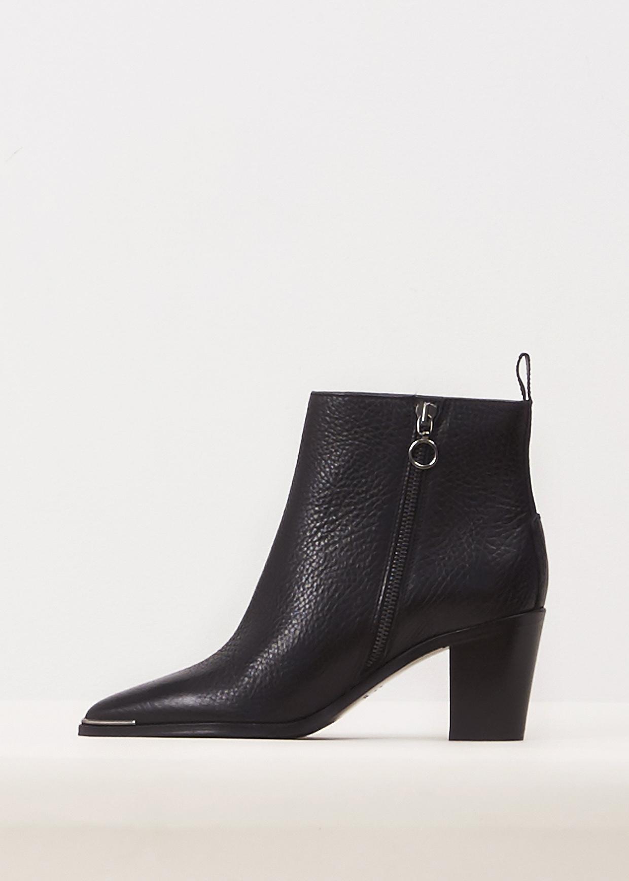 Acne studios Black Loma Grain Boot in Black | Lyst