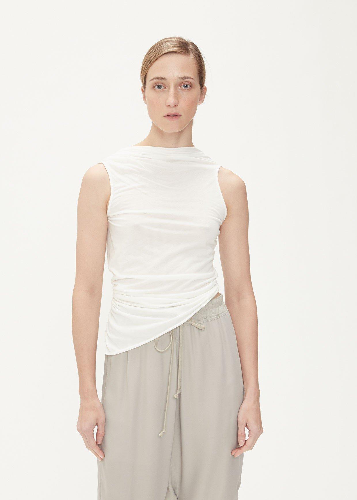 Rick Owens Lilies Backless Drape Top In White Lyst
