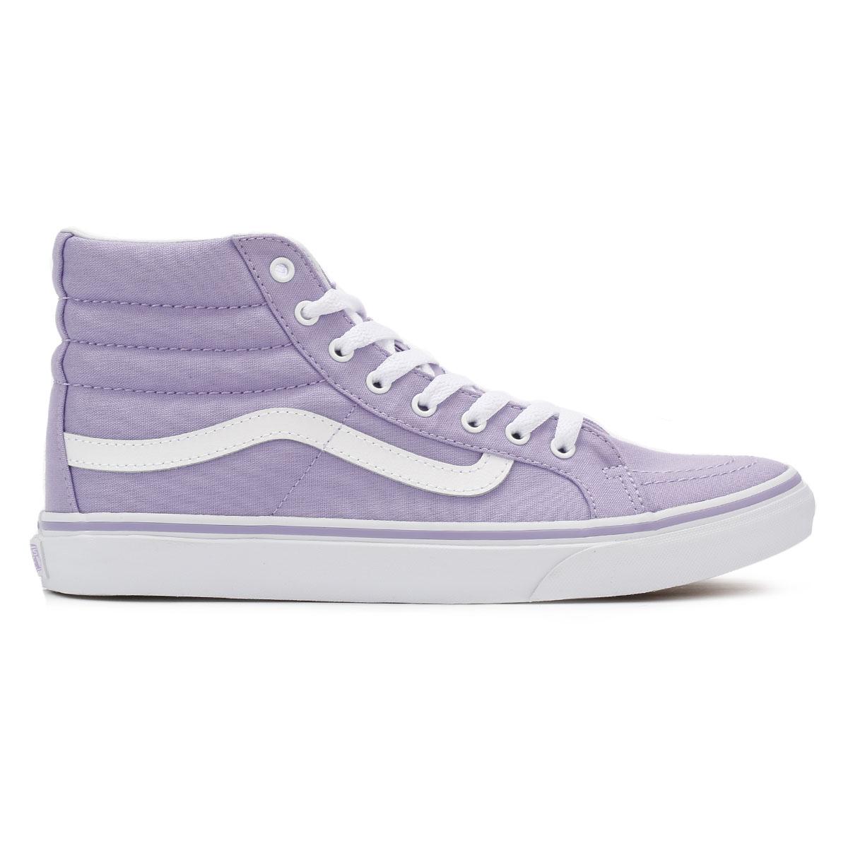 Lyst - Vans Womens Lavender Sk8-hi Slim Trainers