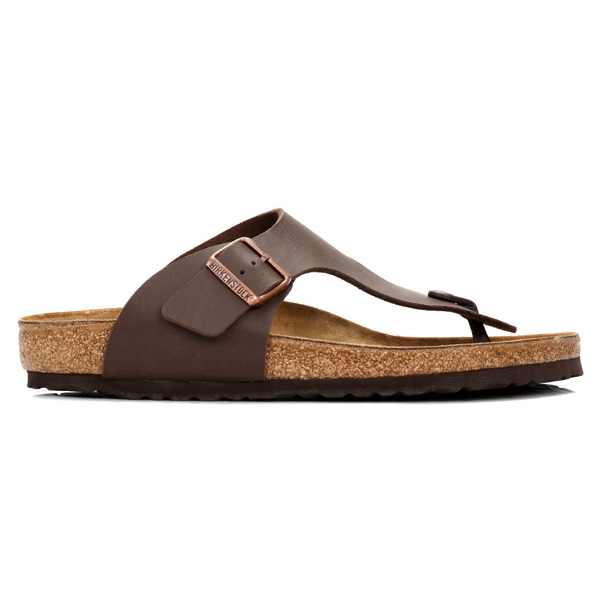 Birkenstock Ramses Birko-flor Mens Brown Leather Sandals in Brown for Men - Lyst