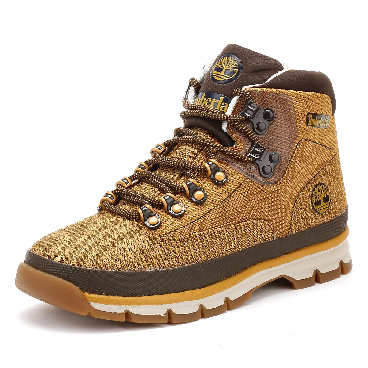 timberland euro hiker shell jacquard wheat men's boot