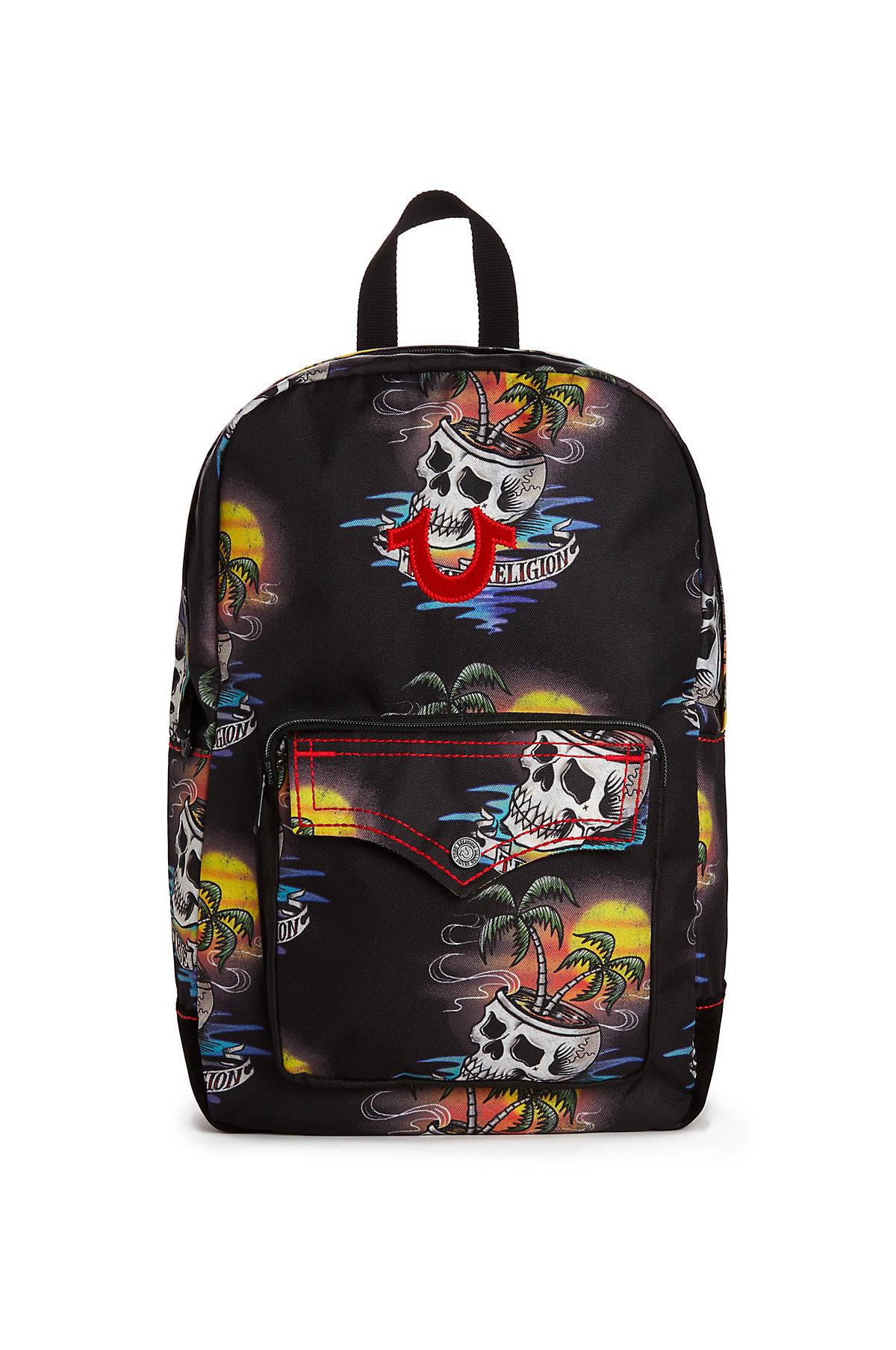 True Religion Skull Backpack in Black for Men - Lyst