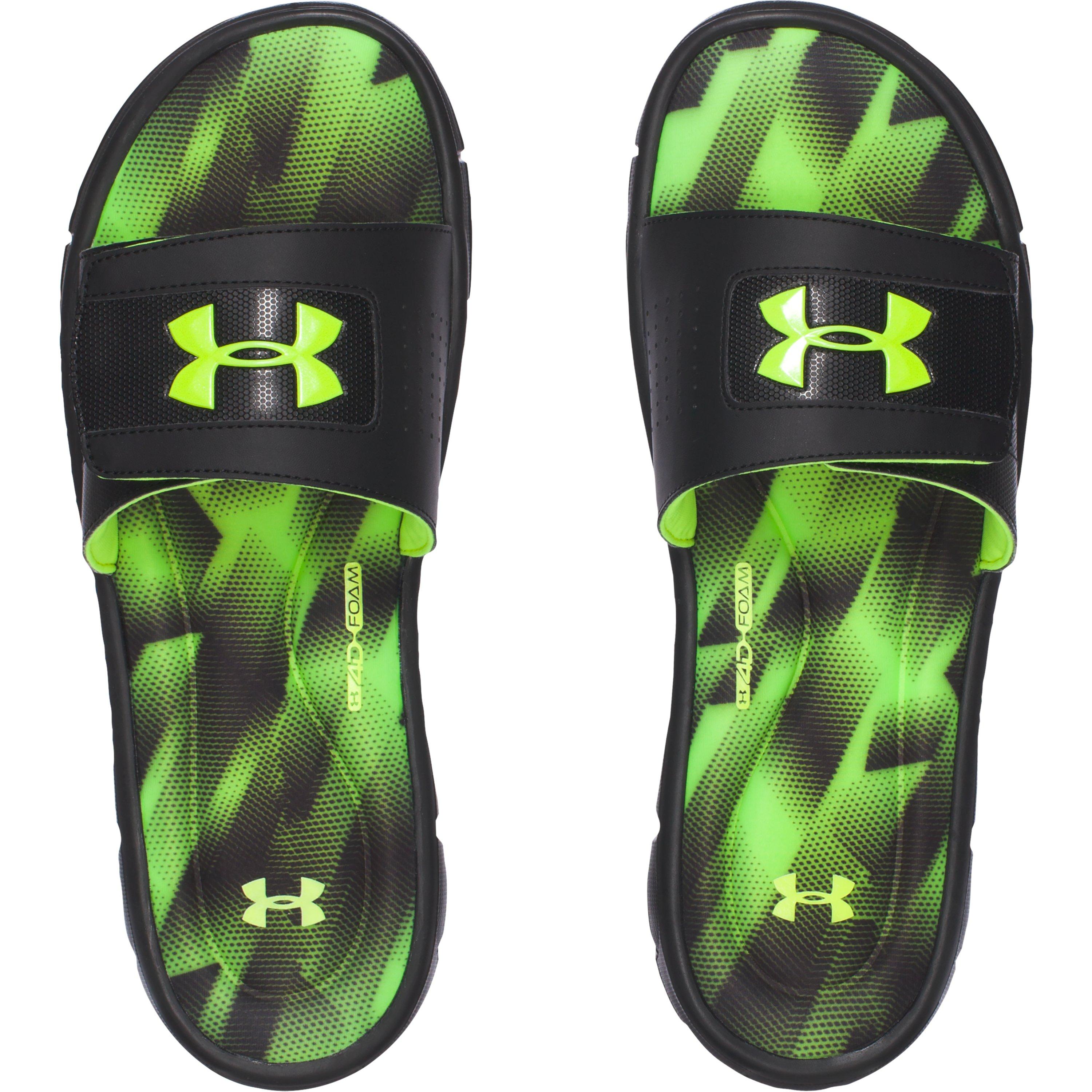 boys under armour slides