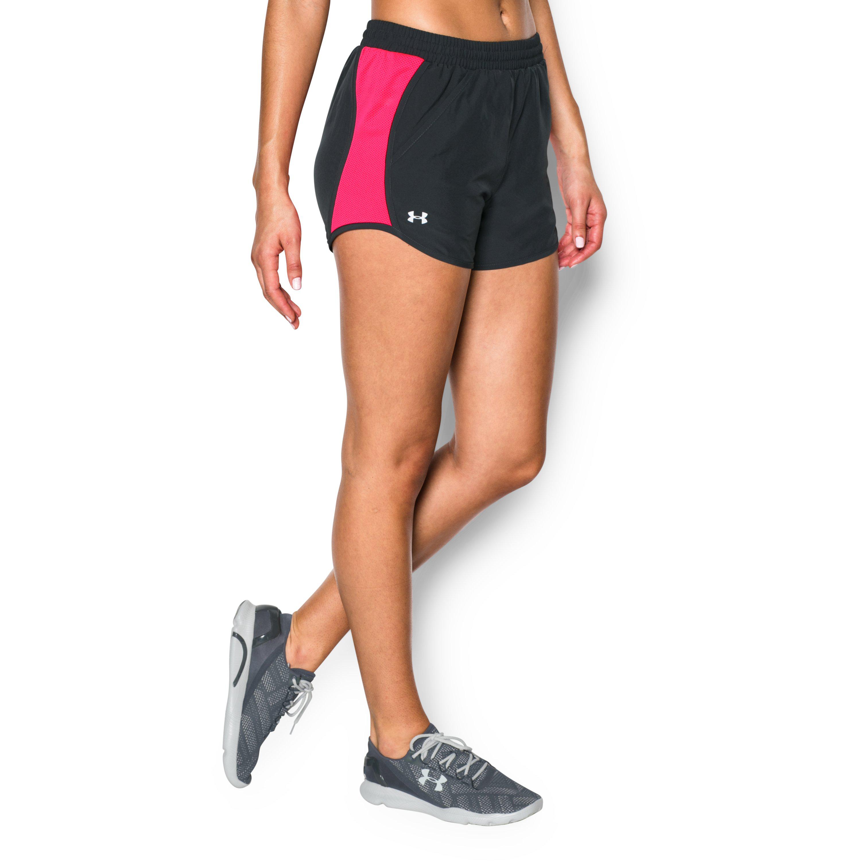 ua fly by run shorts