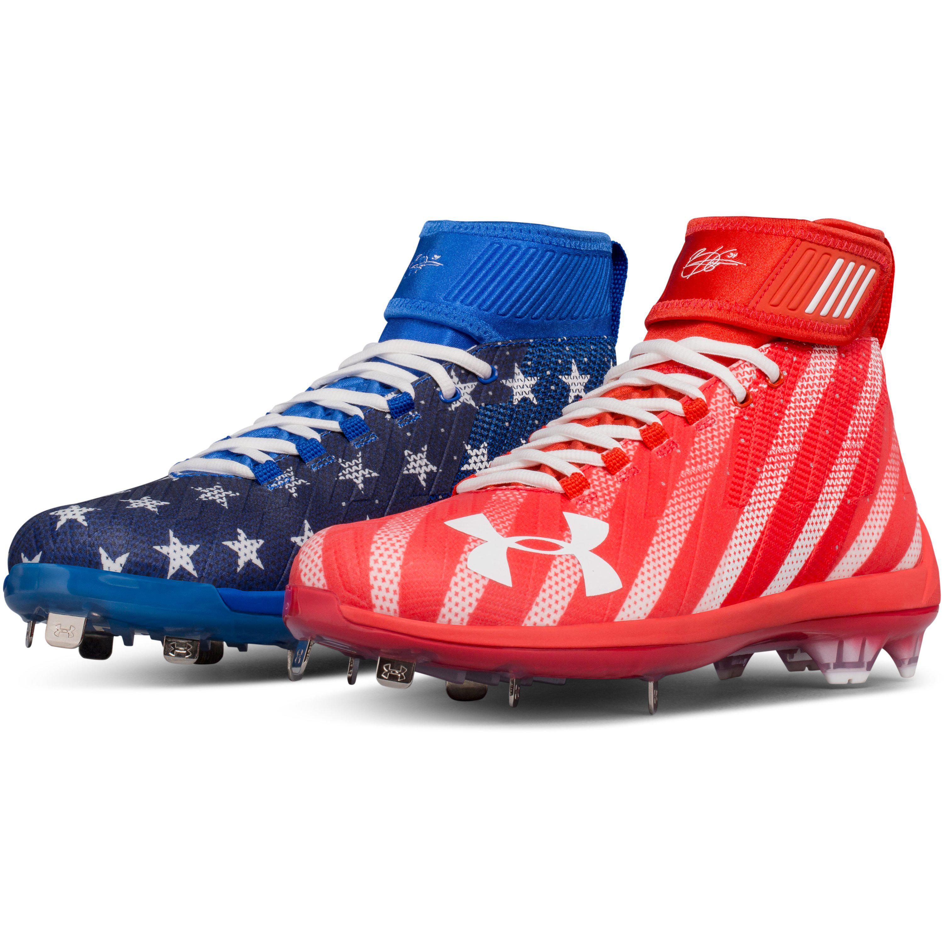 New Balance Baseball Cleats Red White And Blue / New Balance - Red/White Junior Low Rubber 