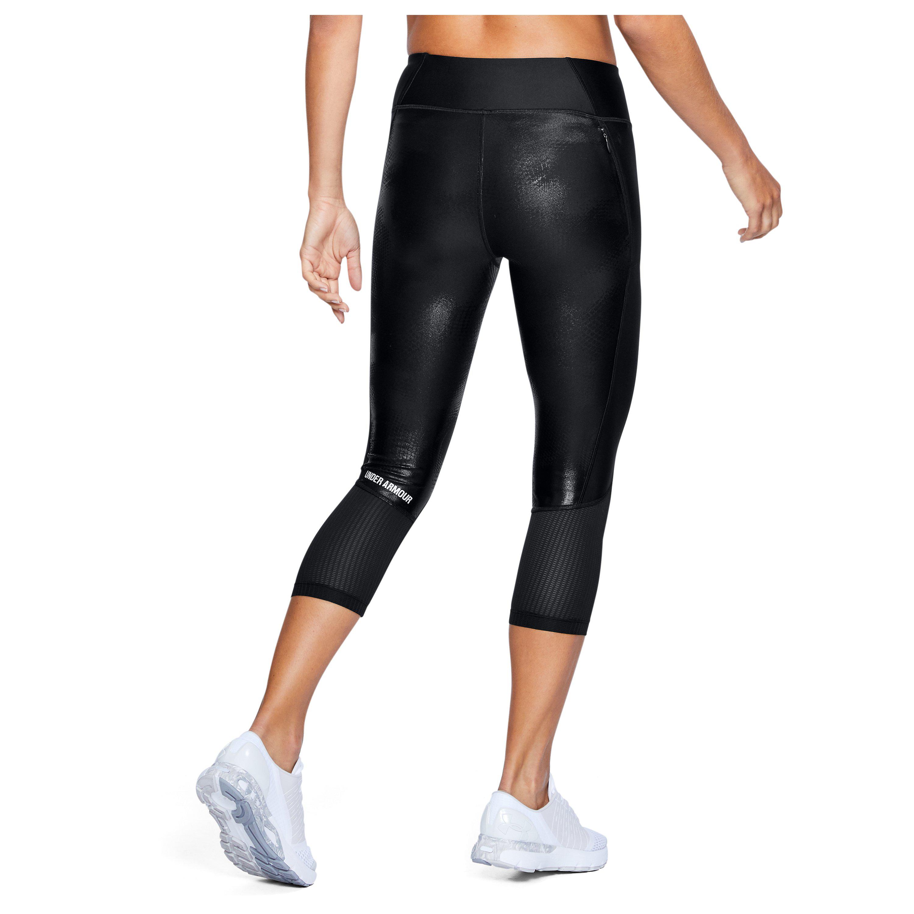 under armour fly by printed capri