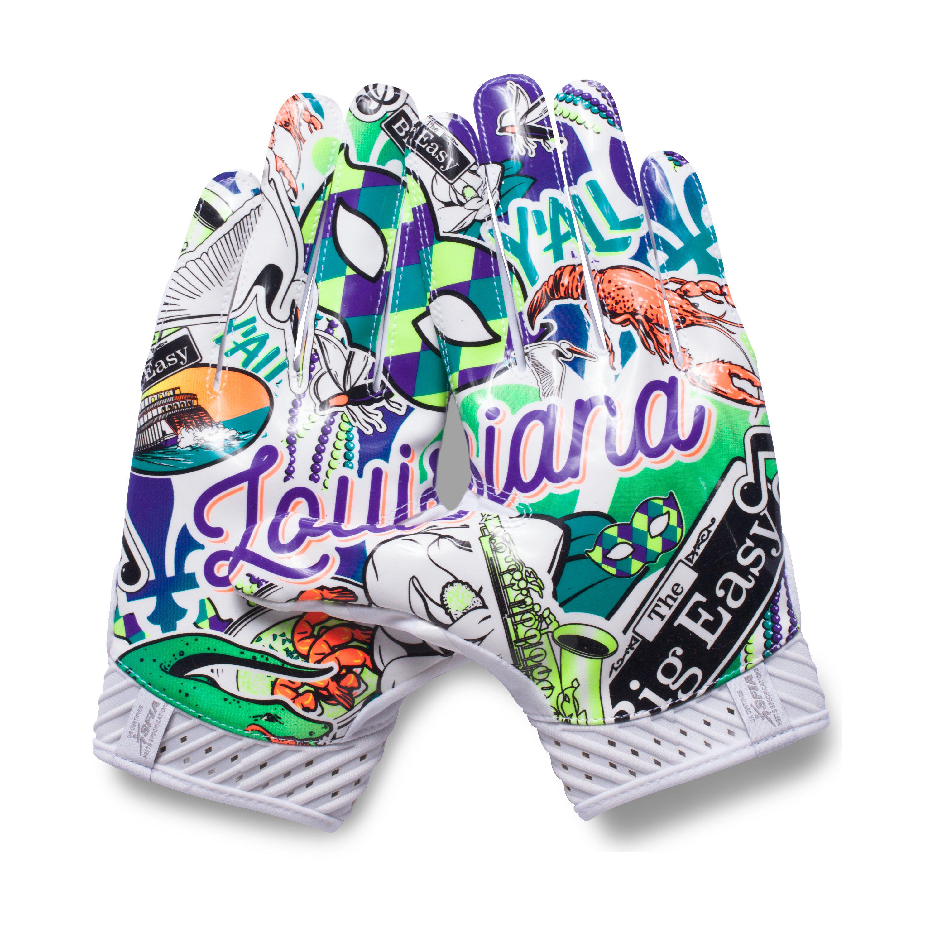 under armour men's spotlight football gloves