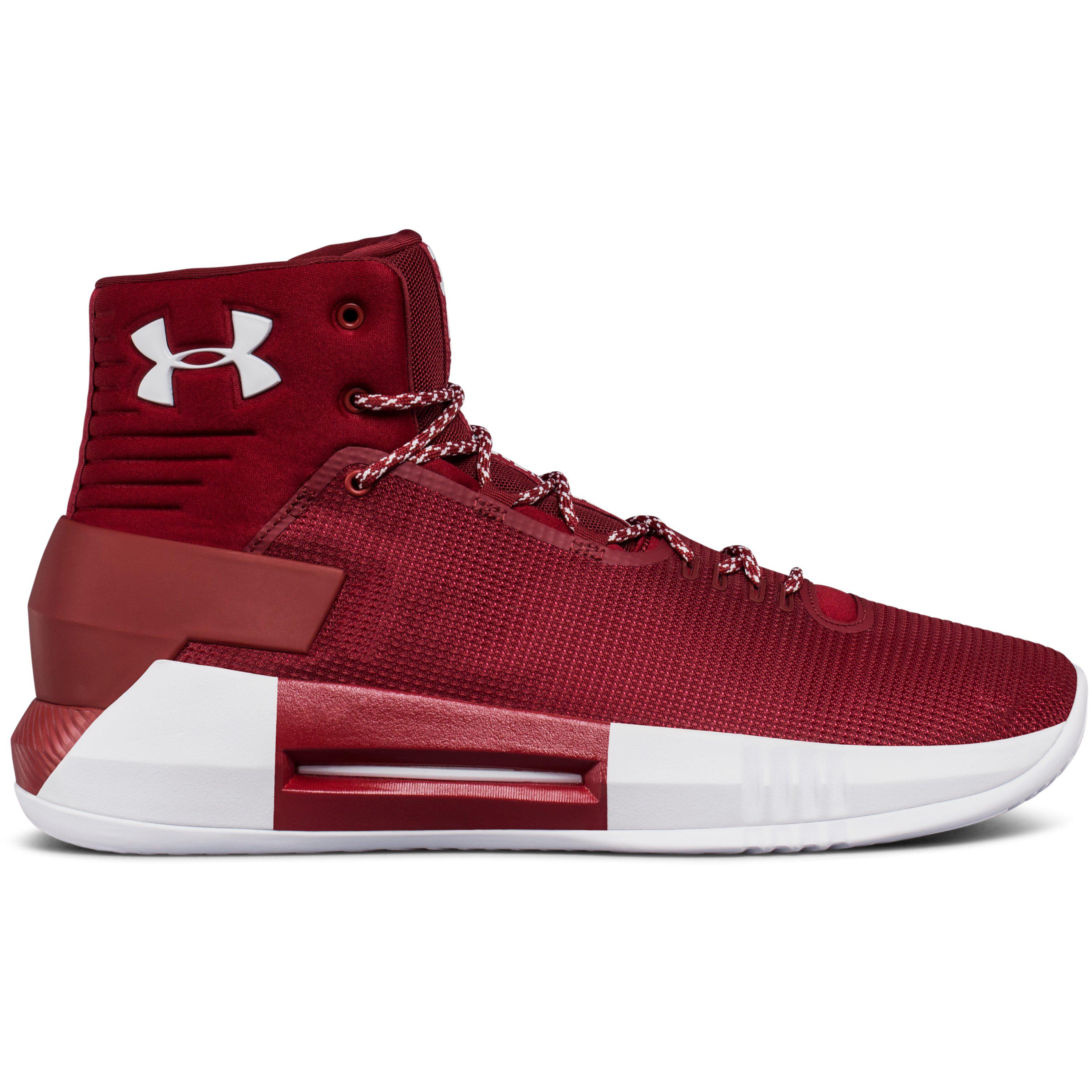 Lyst - Under Armour Men's Ua Team Drive 4 Basketball Shoes in Red for Men