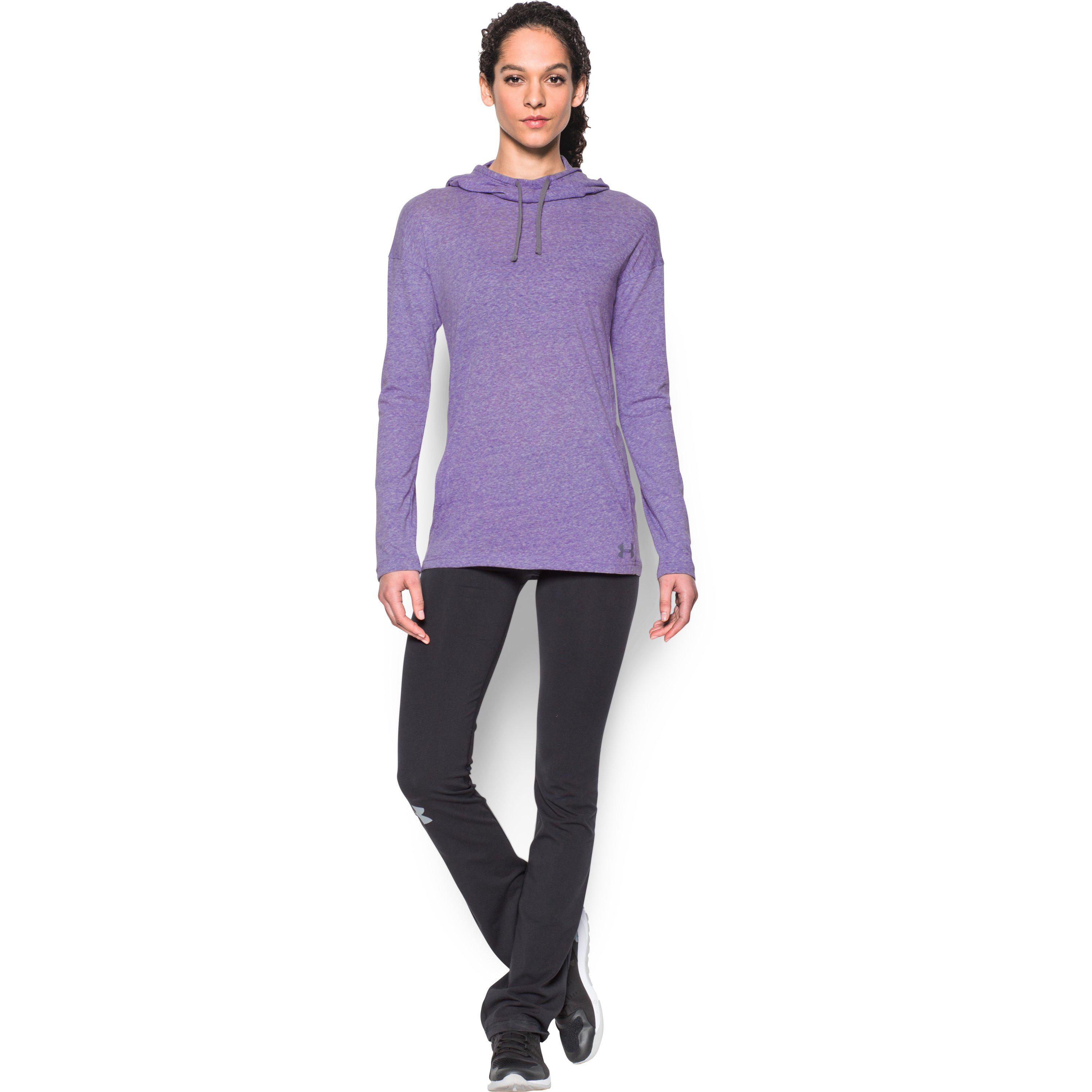 womens purple under armour sweatshirt