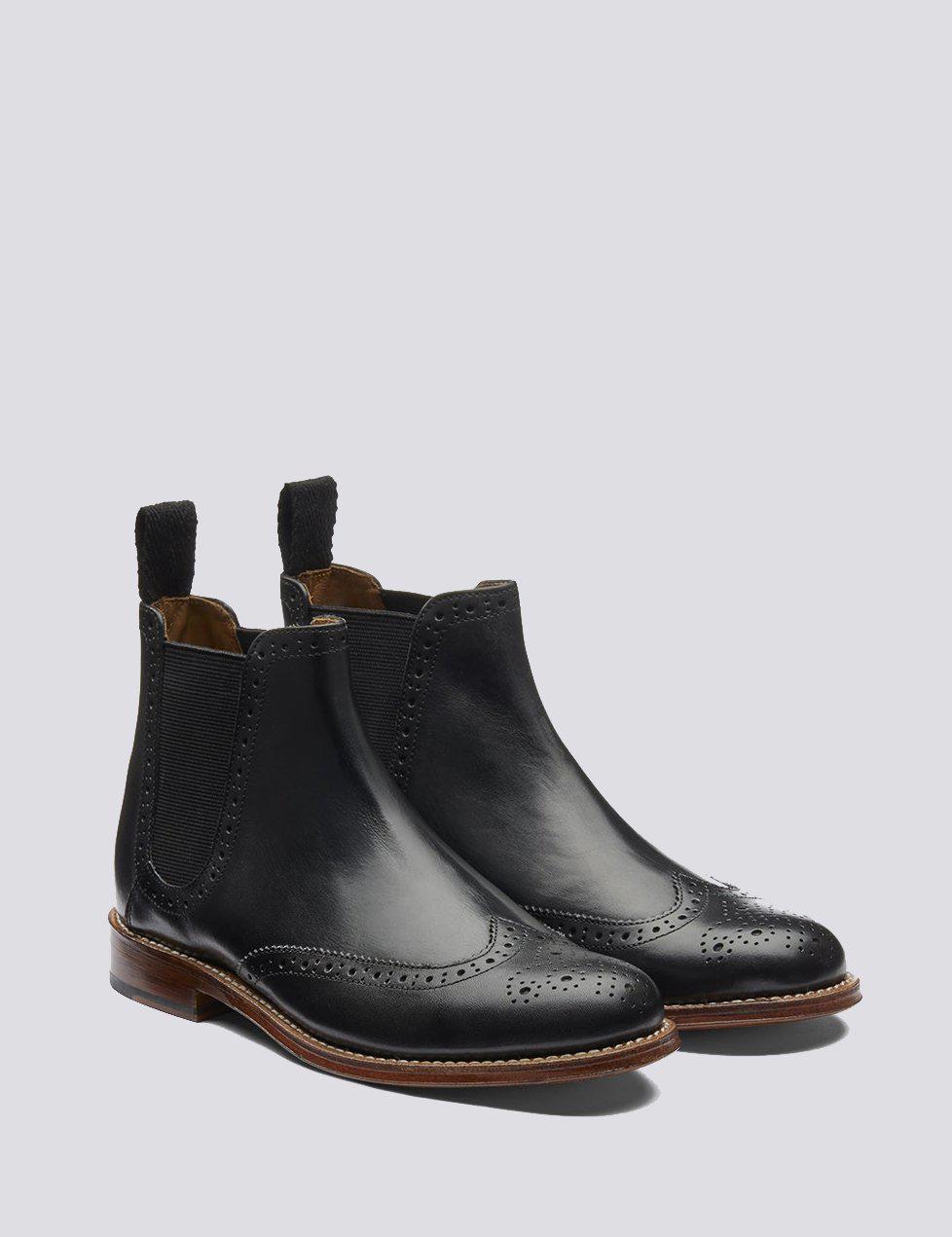 Lyst - Grenson Womens Jessie Chelsea Boots in Black