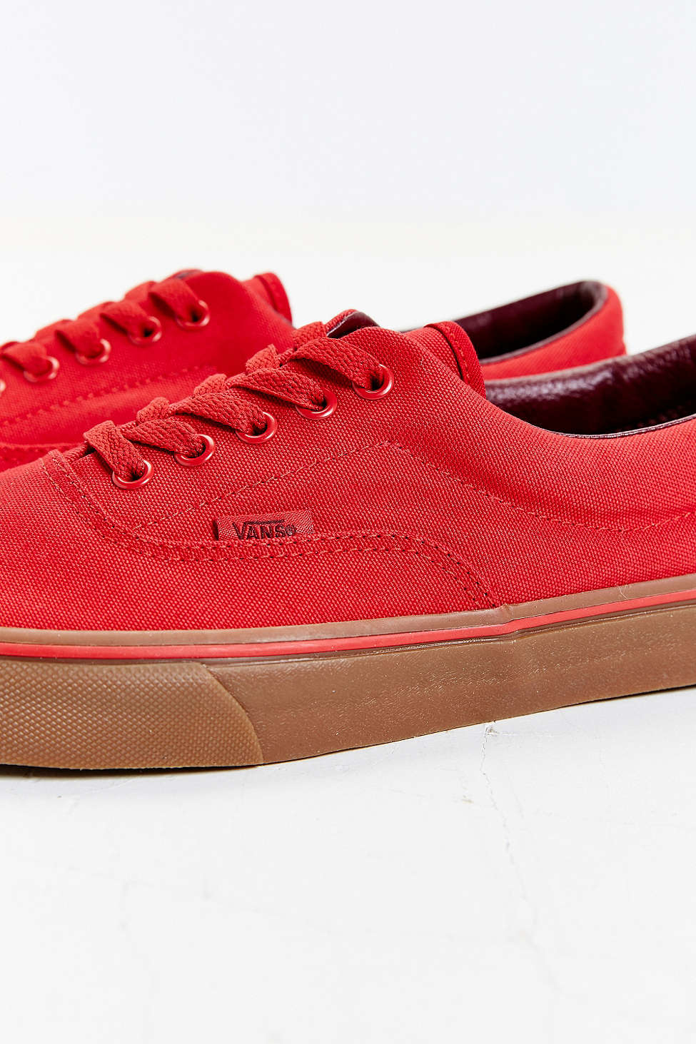  Vans  Era Gum Sole  Sneaker in Red  for Men Lyst