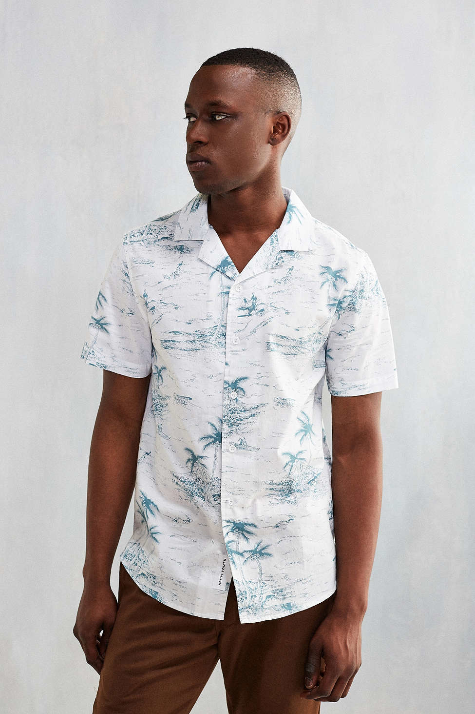 Traditional broadcloth cotton aloha shirt RJC Robert J. Clancey, Go Barefoot & Two Palms hawaiian shirts mobile al