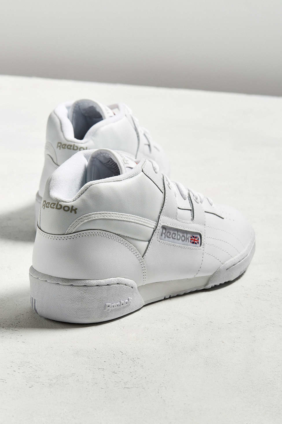 Reebok Workout Mid Sneaker in White for Men Lyst