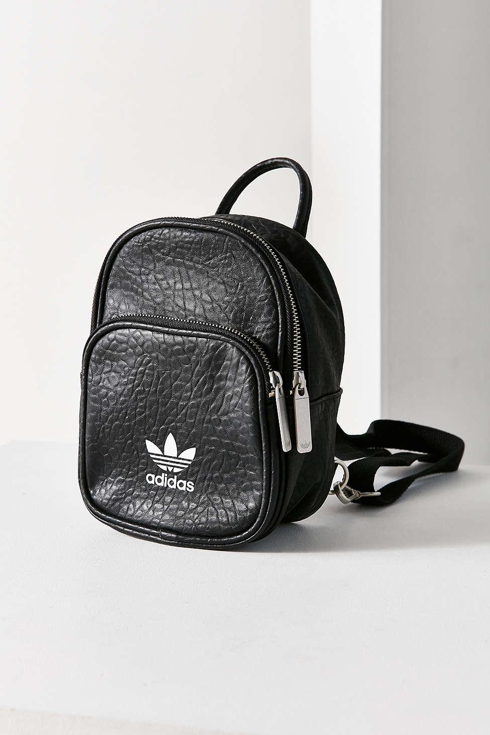 Adidas originals Originals Classic Mini Backpack in Black | Lyst