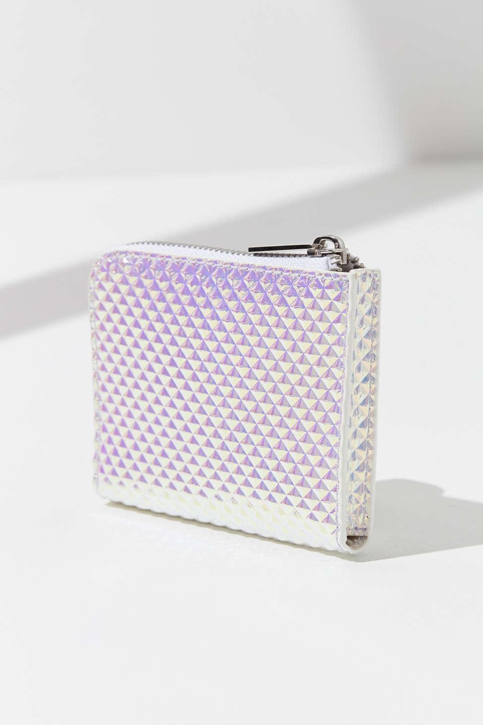 Urban Outfitters Iridescent Square Wallet in White Lyst