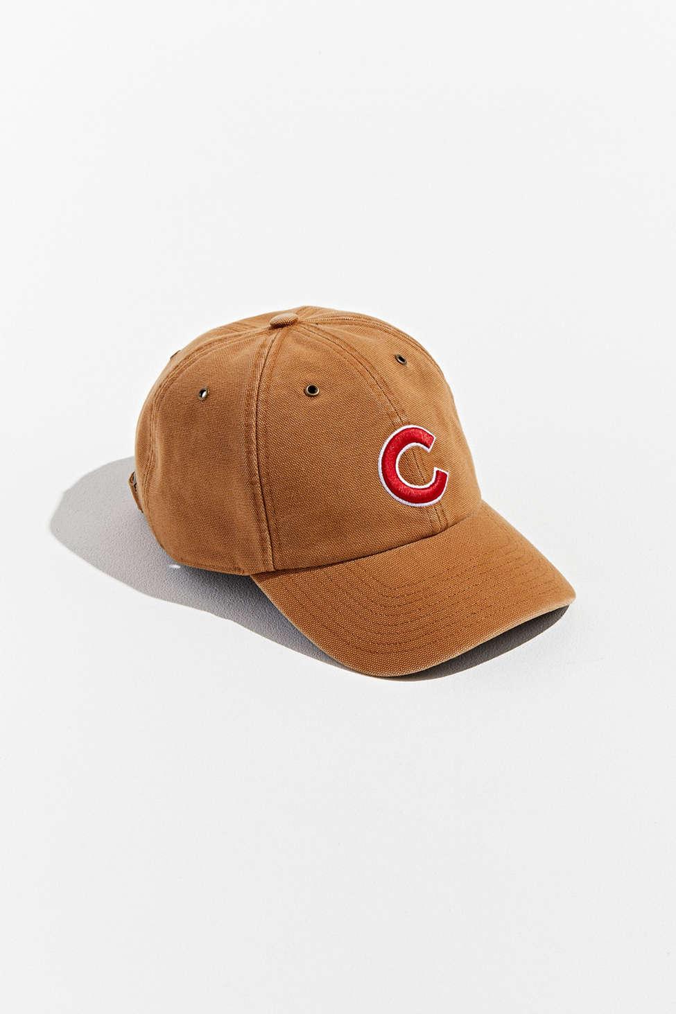 47 Brand X Carhartt Chicago Cubs Dad Baseball Hat in Natural for Men - Lyst