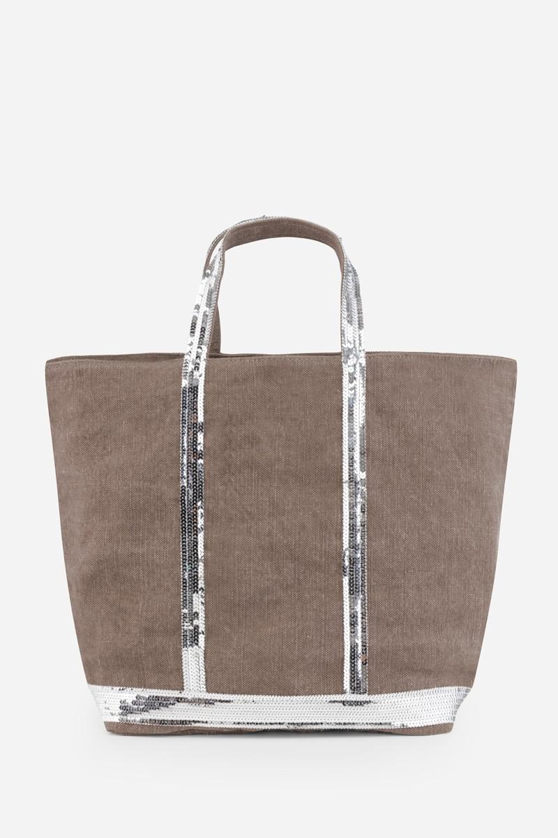 bruno medium linen and sequins cabas tote bag lyst bruno medium linen and sequins cabas tote bag lyst