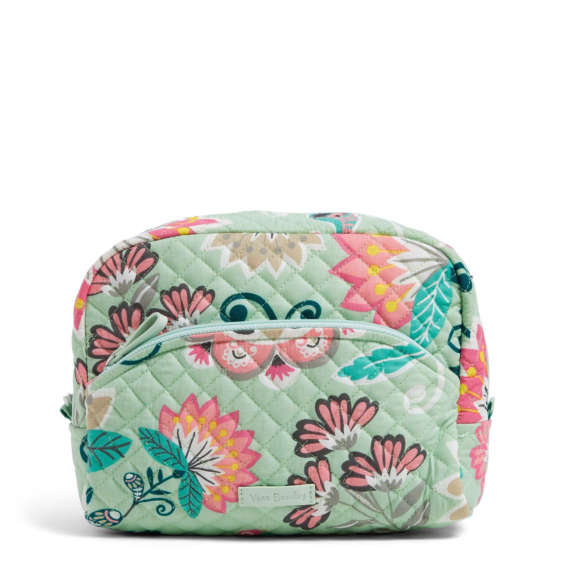 Vera Bradley Iconic Large Cosmetic Bag in Green - Save 3% - Lyst