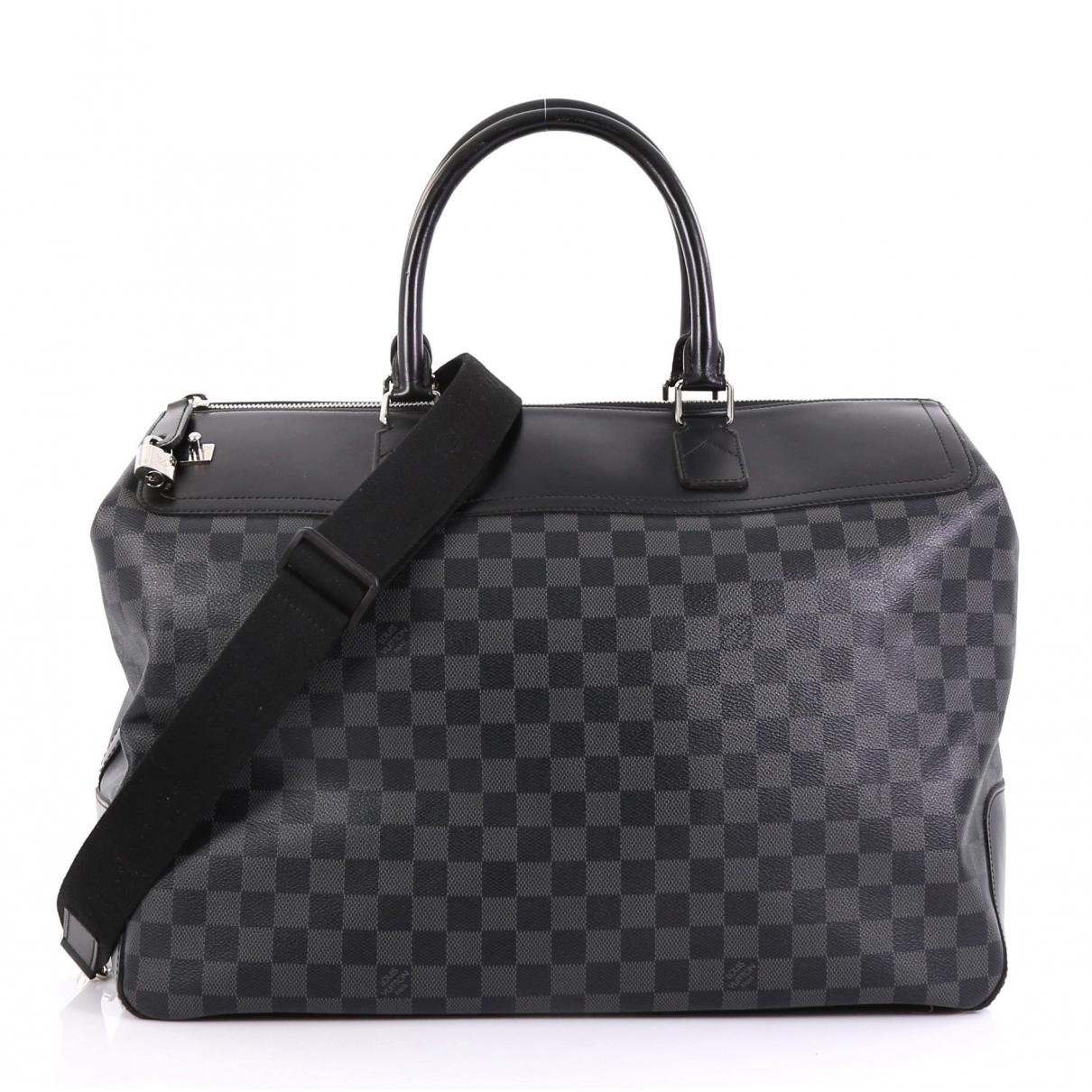 Louis Vuitton Pre-owned Neo Greenwich Black Cloth Bags in Black for Men - Lyst