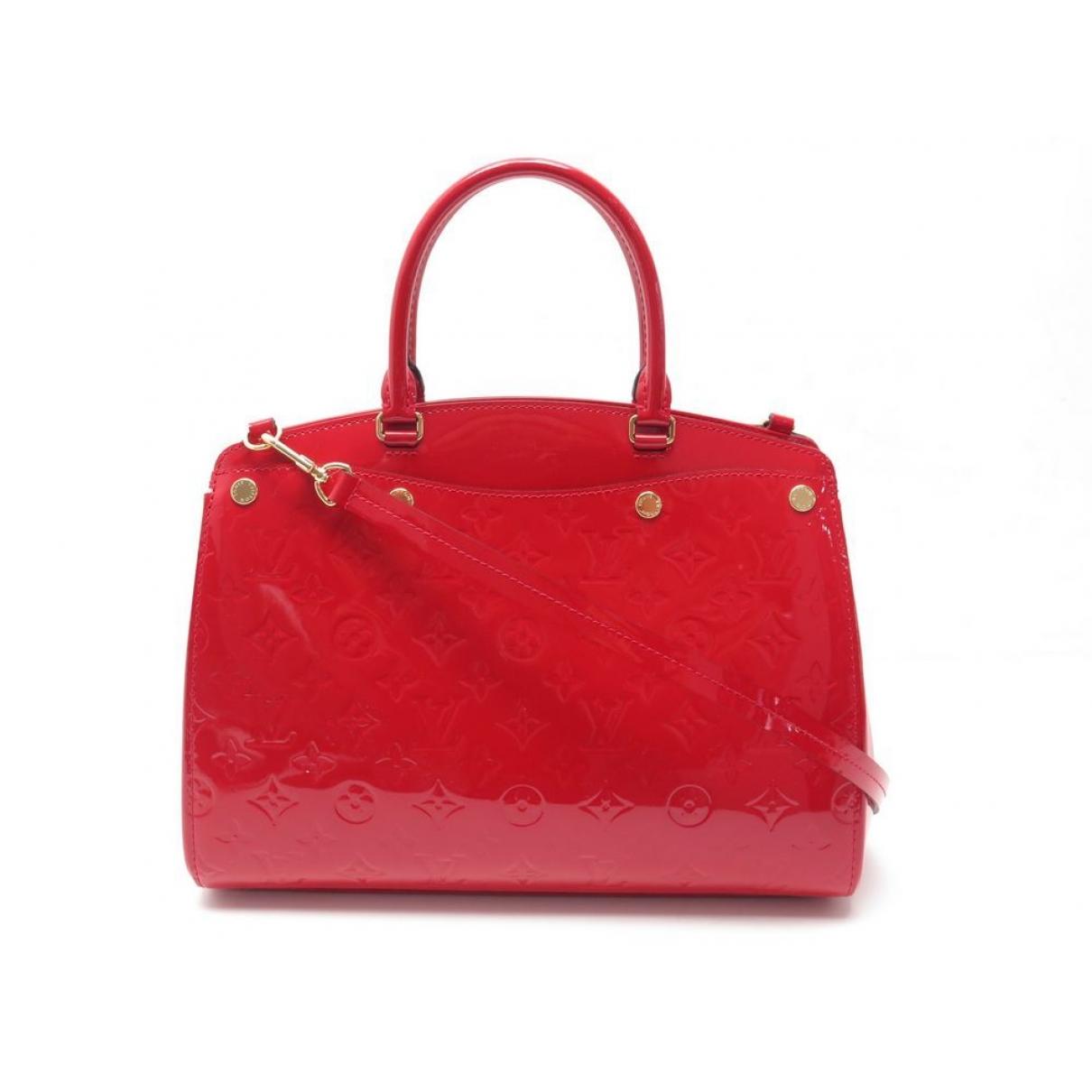 Lyst - Louis Vuitton Pre-owned Bréa Red Patent Leather Handbags in Red