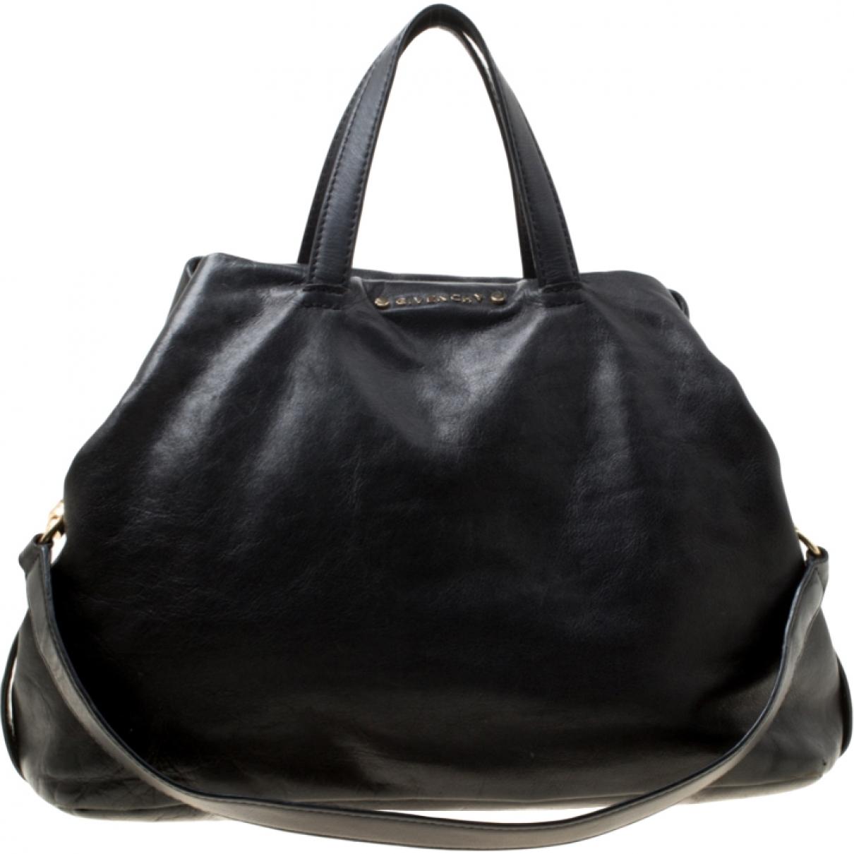 Givenchy Pre-owned Black Leather Handbags in Black - Lyst