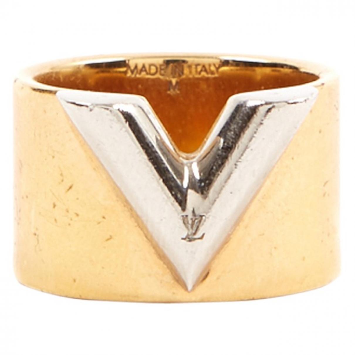 Louis Vuitton Essential V Ring in Metallic - Lyst