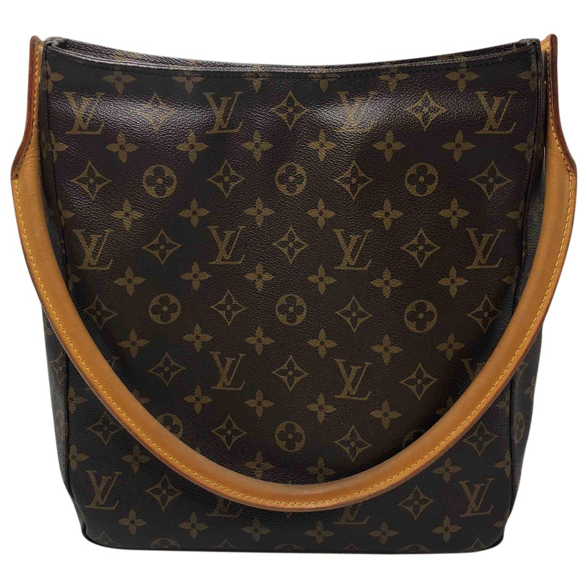 Lyst - Louis Vuitton Looping Cloth Handbag in Brown