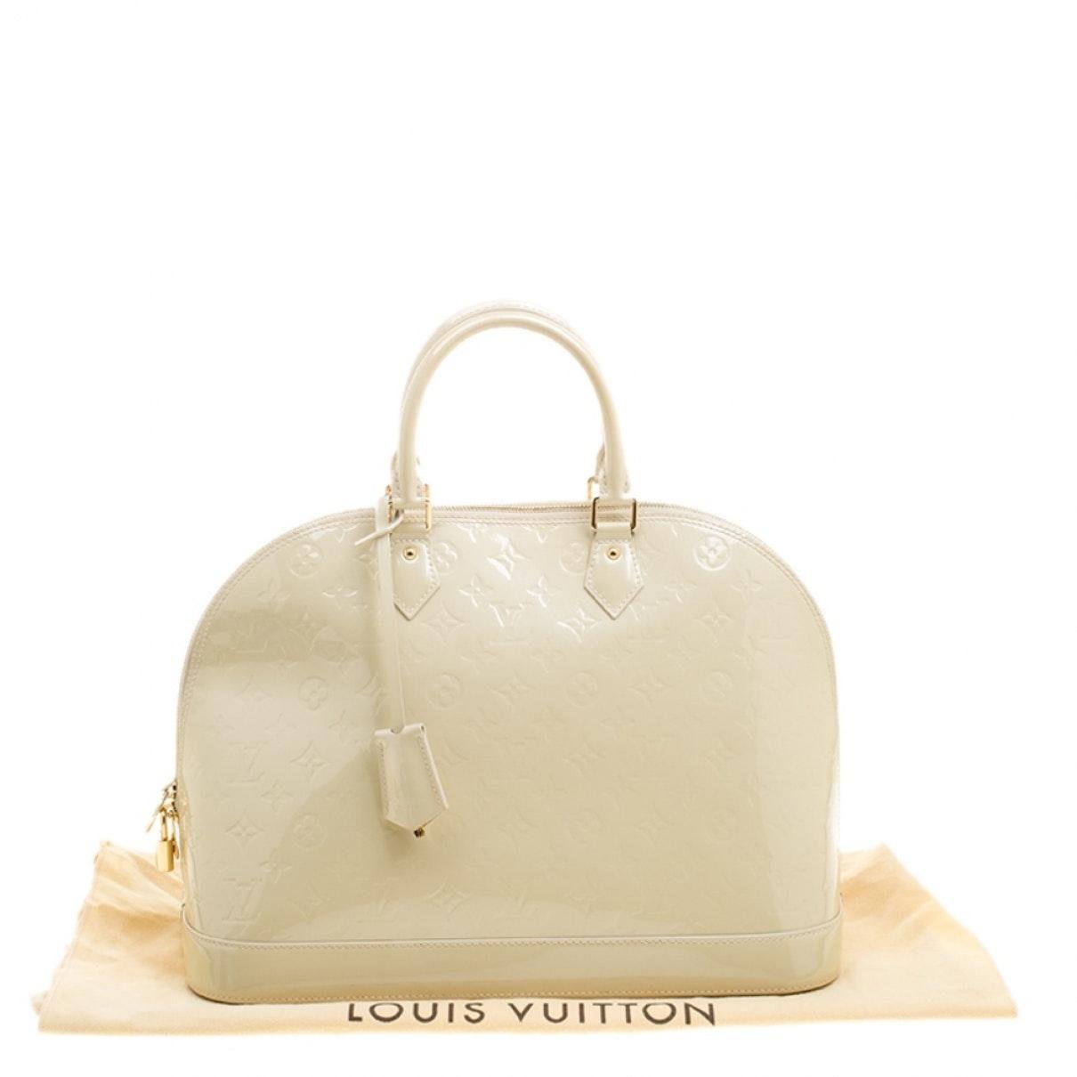 louis vuitton alma yellow