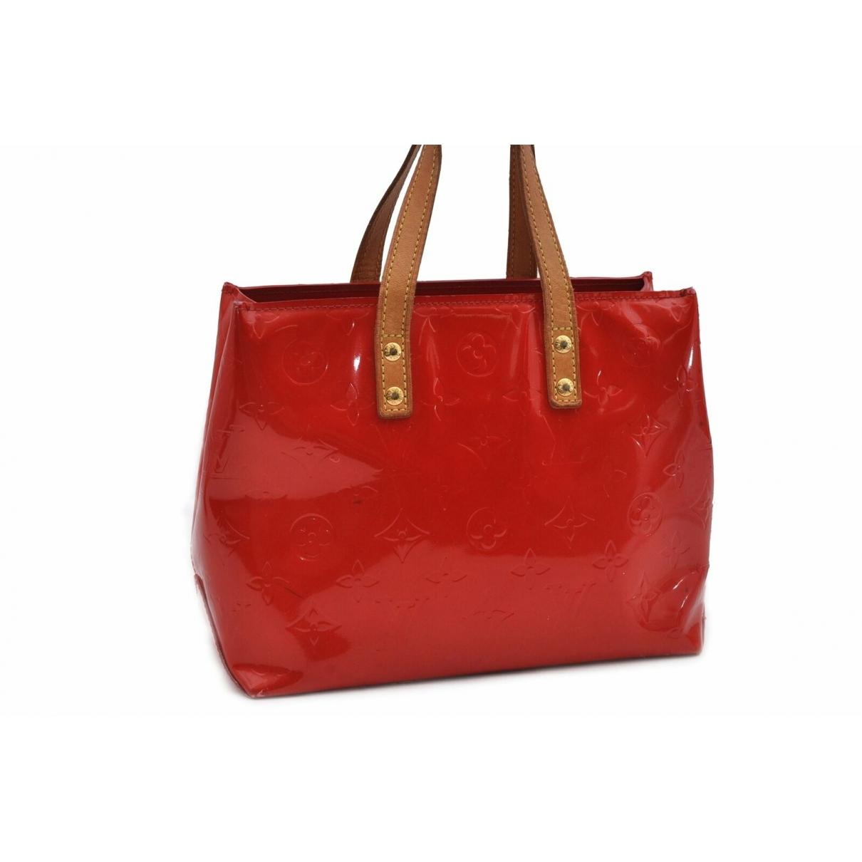 Louis Vuitton Vintage Houston Red Patent Leather Handbag in Red - Lyst