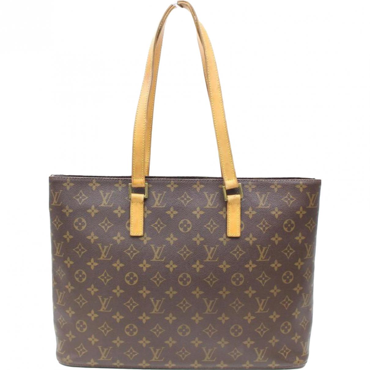 Lyst Louis Vuitton Cloth Shoulder Bag In Brown Louis Vuitton Women S Brown Cloth Shoulder Bag