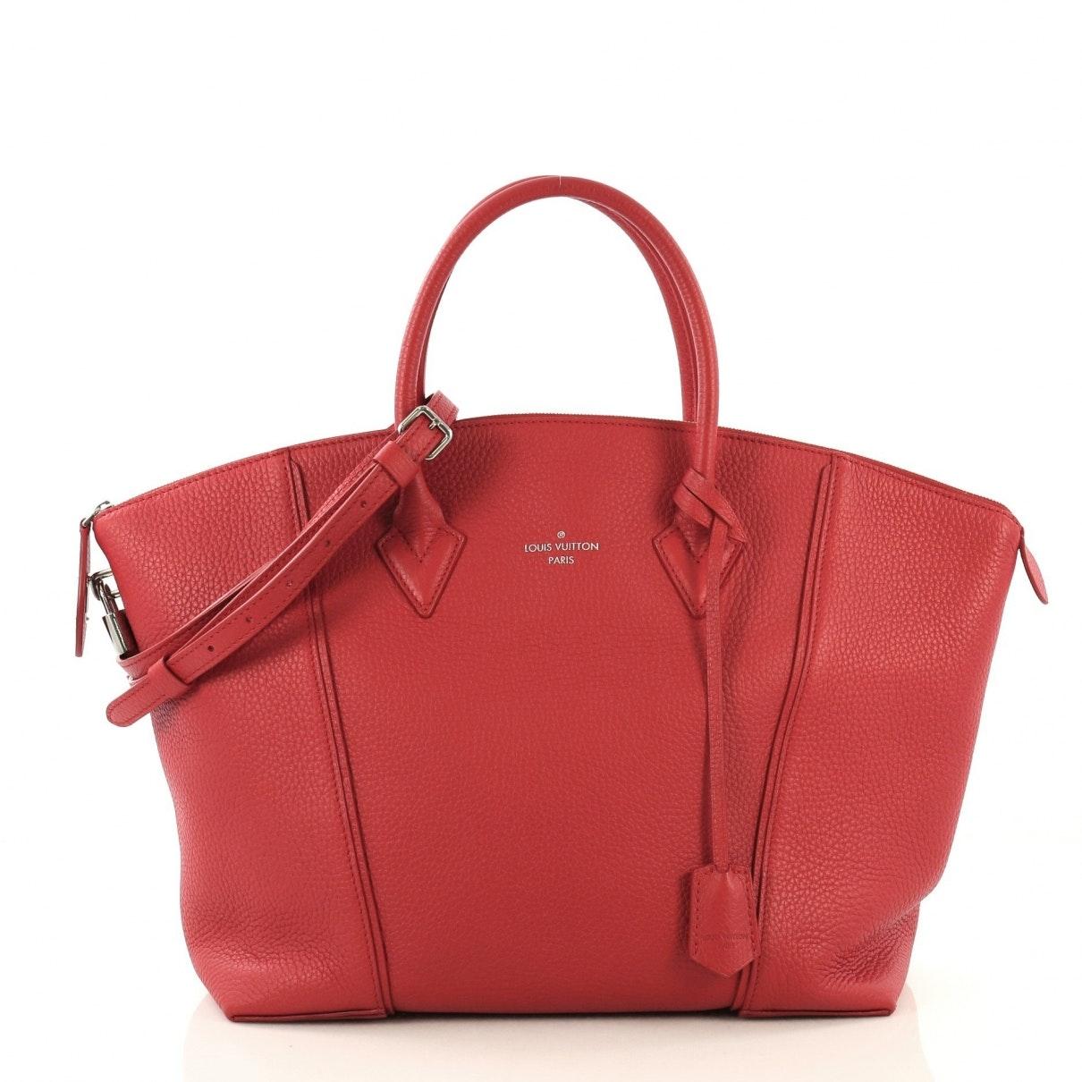 Louis Vuitton Lockit Red Leather in Red - Lyst