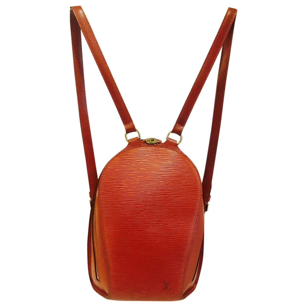 Lyst - Louis Vuitton Ellipse Leather Backpack in Red