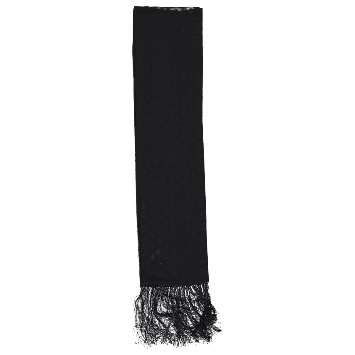 Silk scarf Louis Vuitton Black in Silk - 26903110