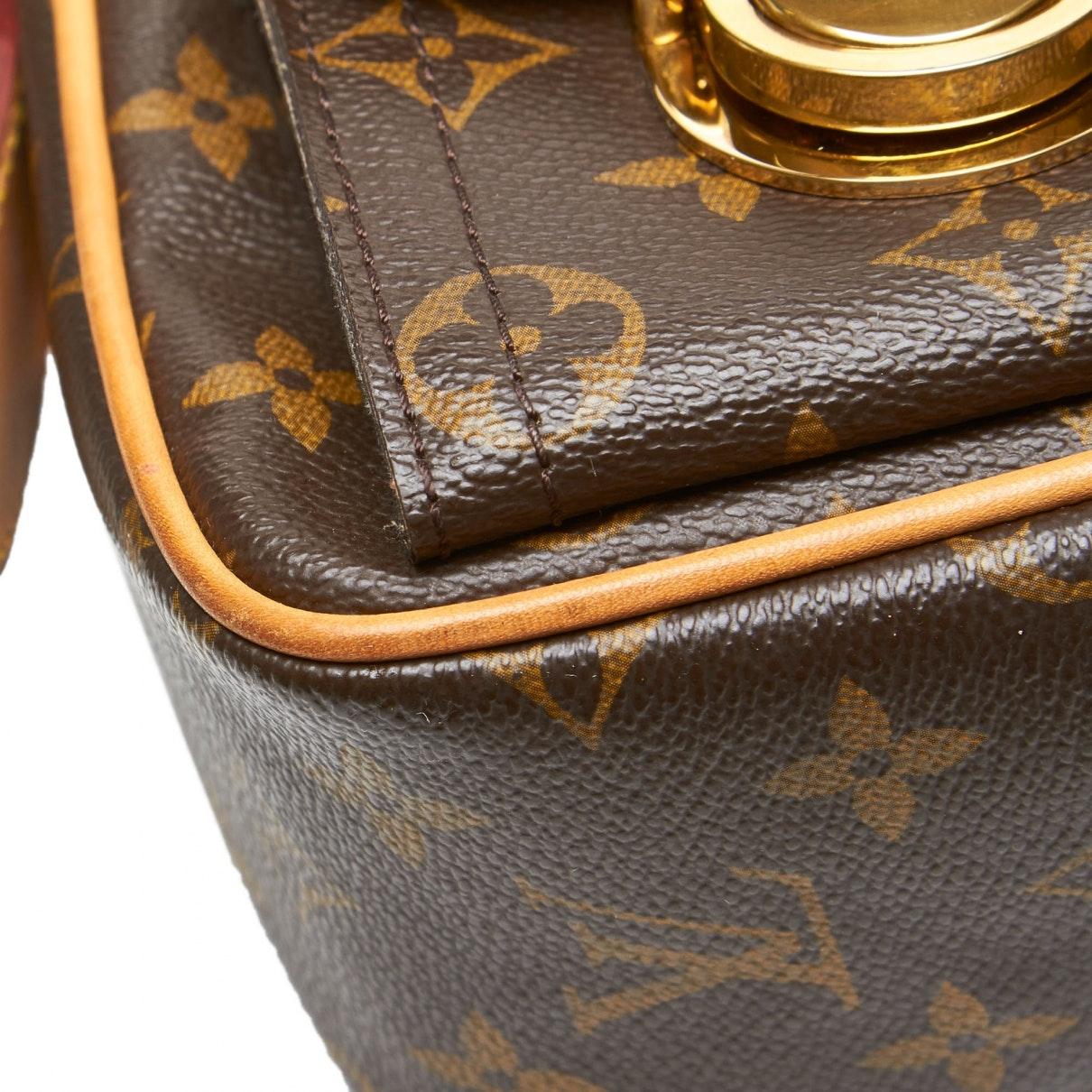 Louis Vuitton Canvas Hudson Brown Plastic Handbag - Lyst