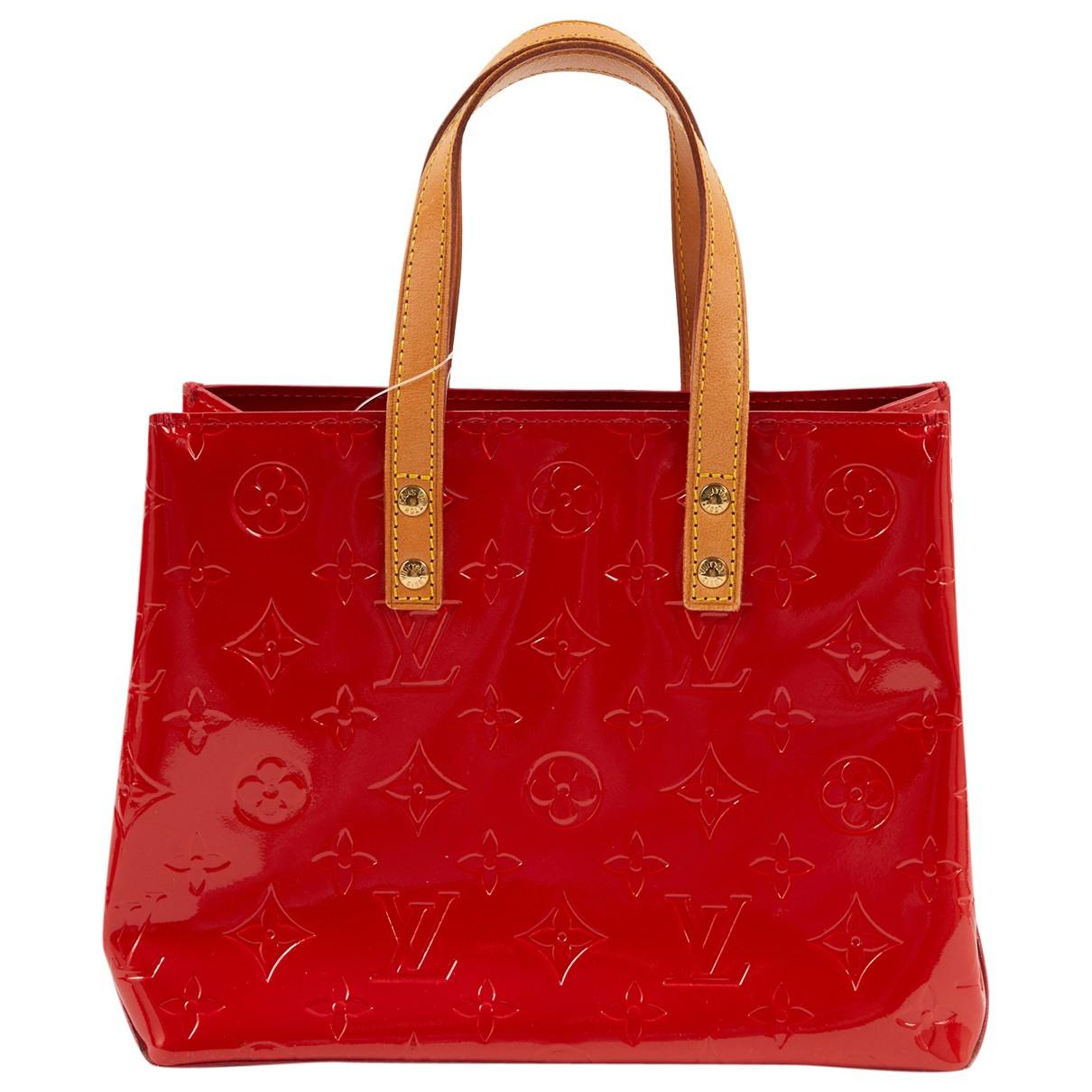 Louis Vuitton Catalina Patent Leather Handbag in Red - Lyst