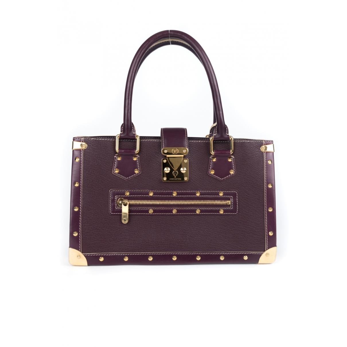 Lyst - Louis Vuitton Pre-owned Le Fabuleux Purple Leather Handbags in Purple