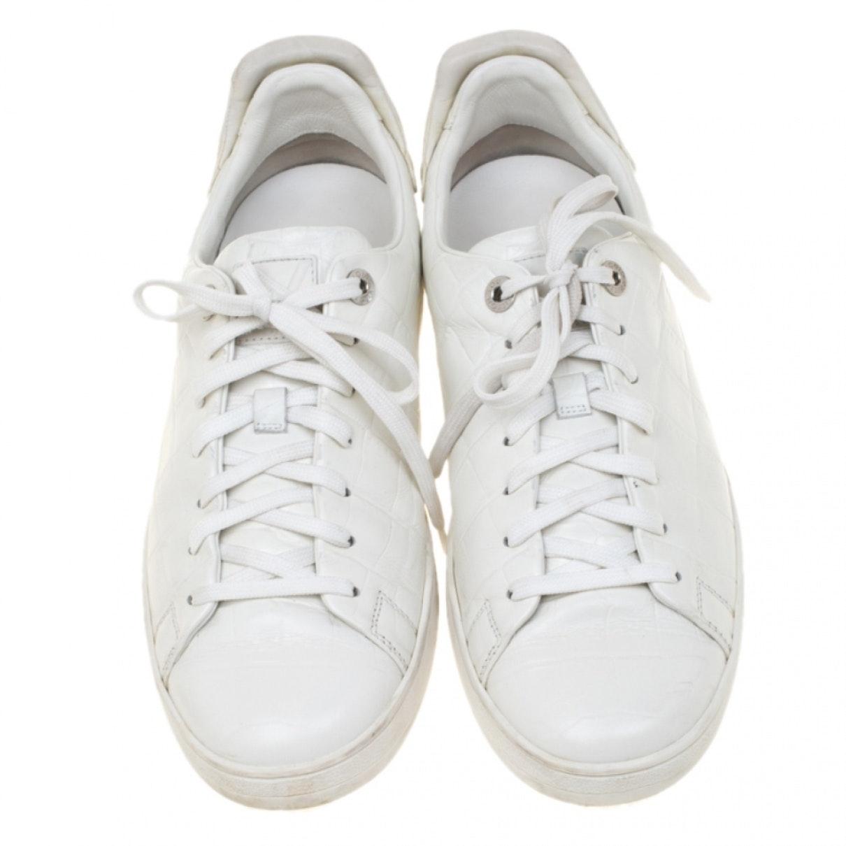 Louis Vuitton Frontrow White Leather in White for Men - Lyst