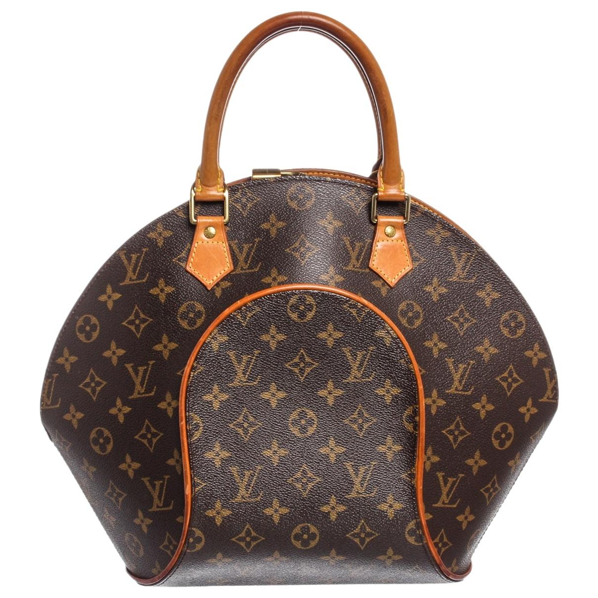 Louis Vuitton Ellipse Brown Cloth Handbag in Brown - Lyst
