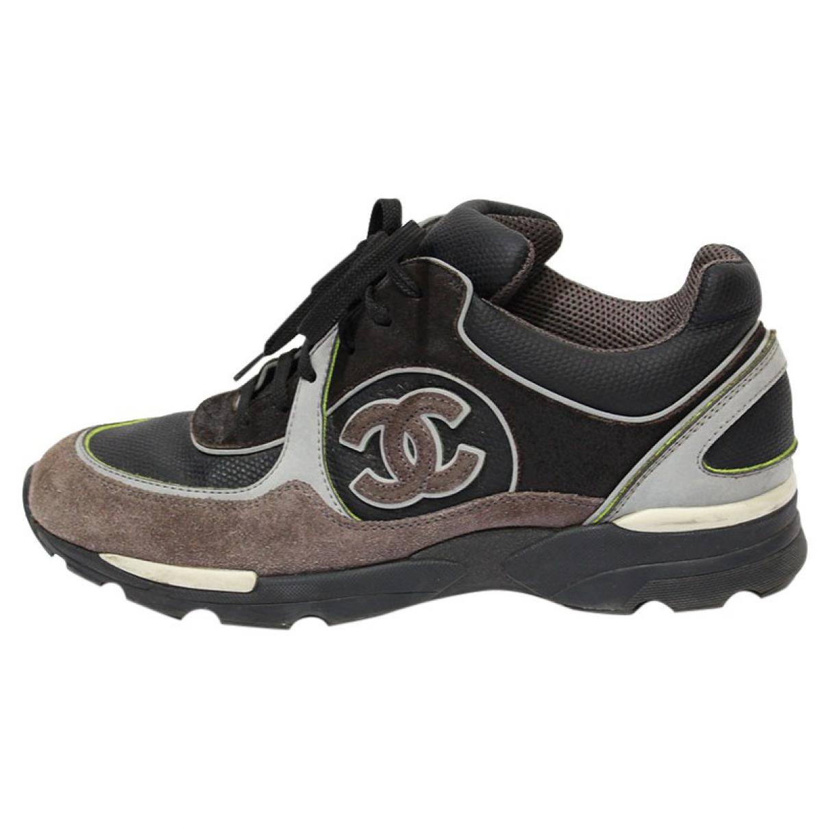 Lyst - Chanel Pre-owned Trainers in Gray for Men