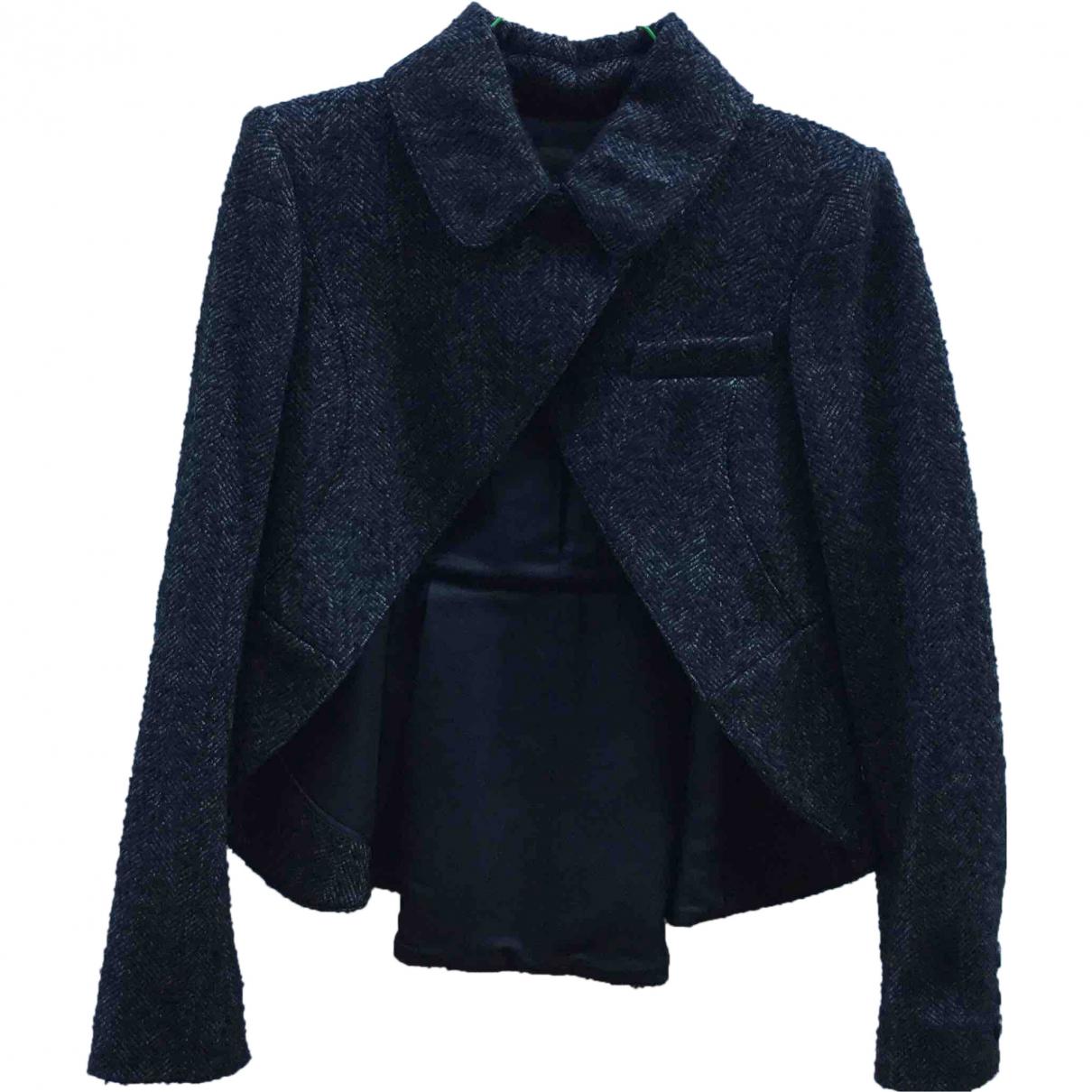 Lyst - Louis Vuitton Pre-owned Navy Wool Jackets in Blue