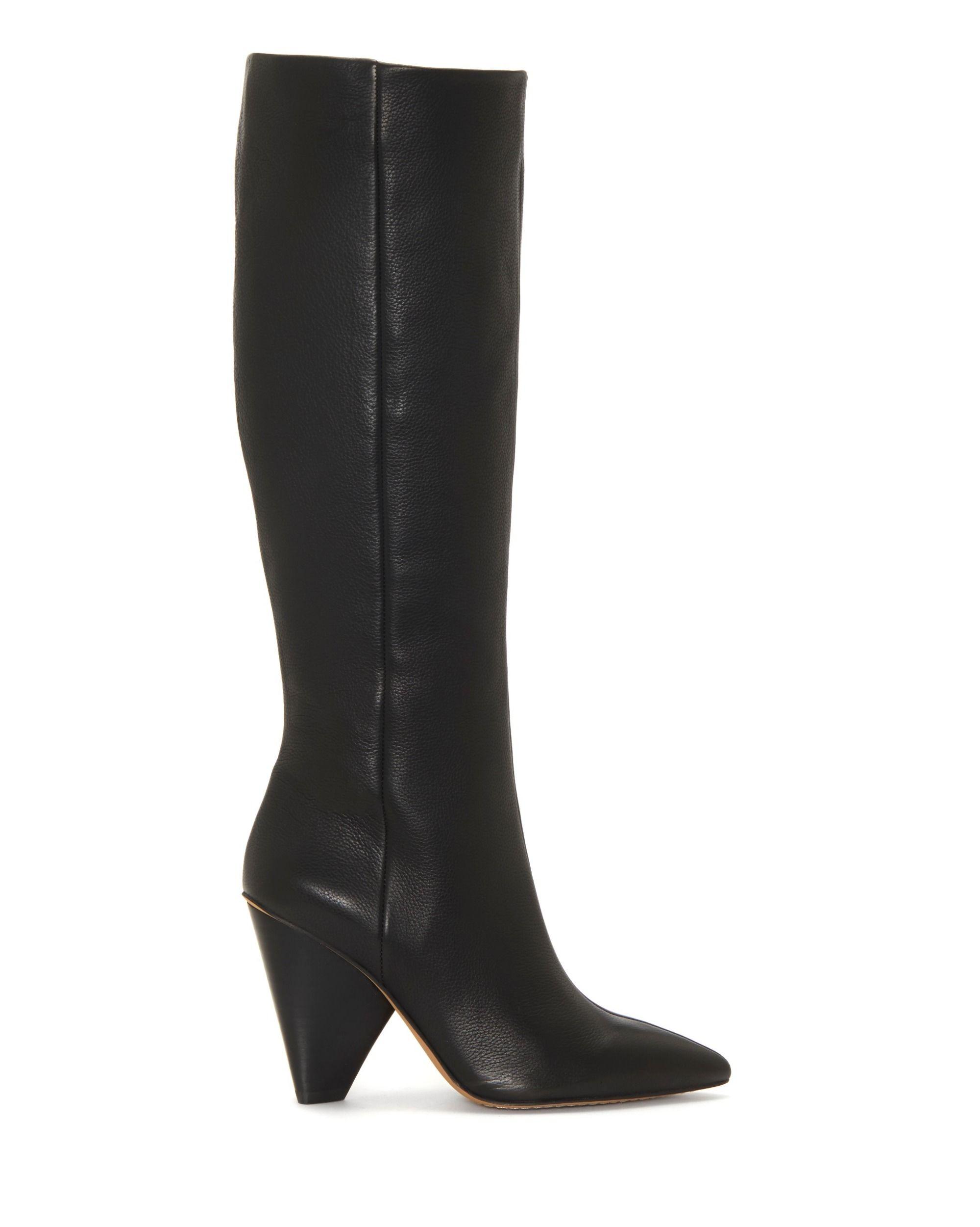 vince camuto cone heel bootie