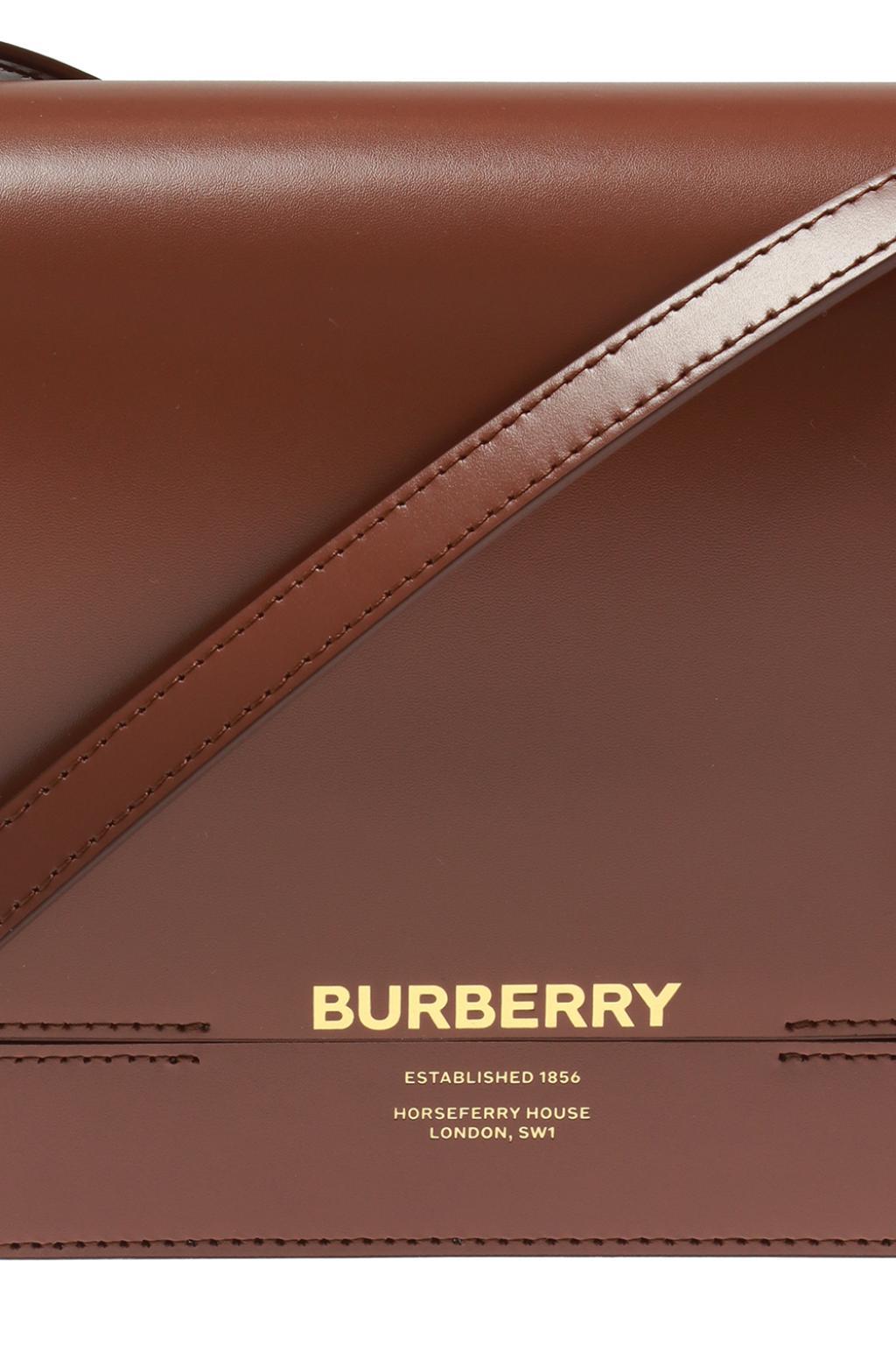 Burberry 'grace' Shoulder Bag in Brown Lyst