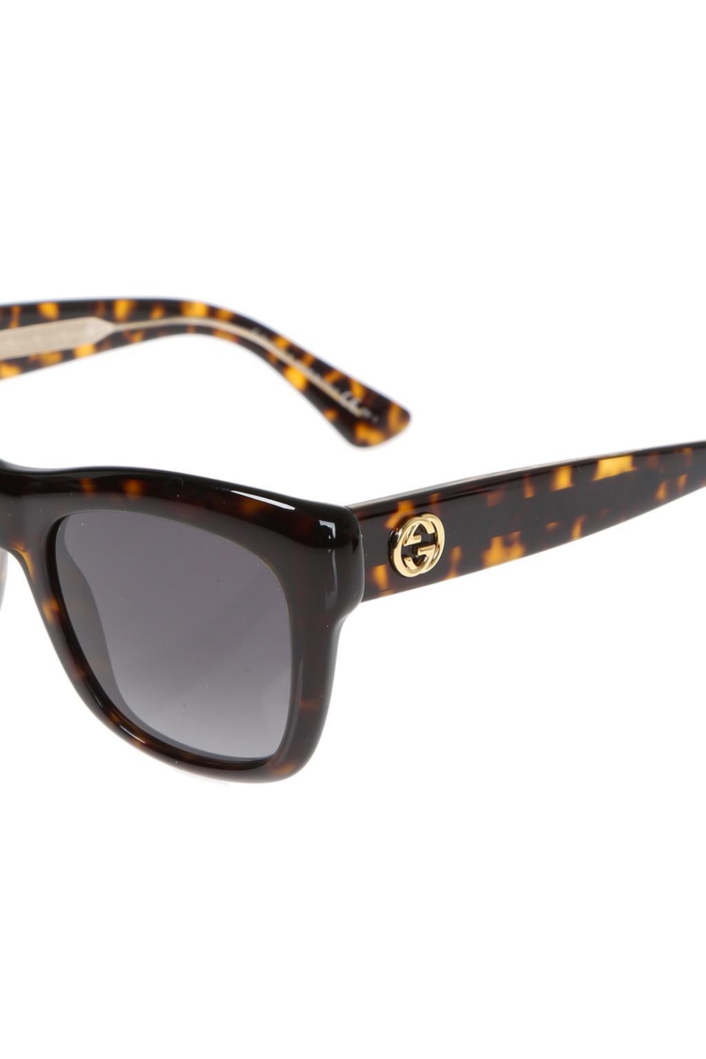 gucci brown sunglasses
