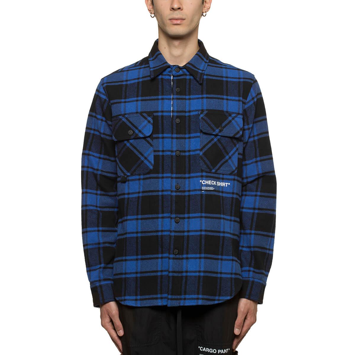 Lyst - Off-White c/o Virgil Abloh Quote Flannel Shirt in ...