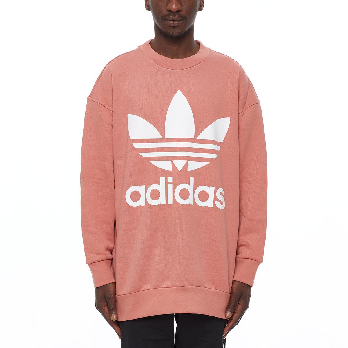 Lyst - Adidas Originals Crew Sweatshirt in Pink for Men