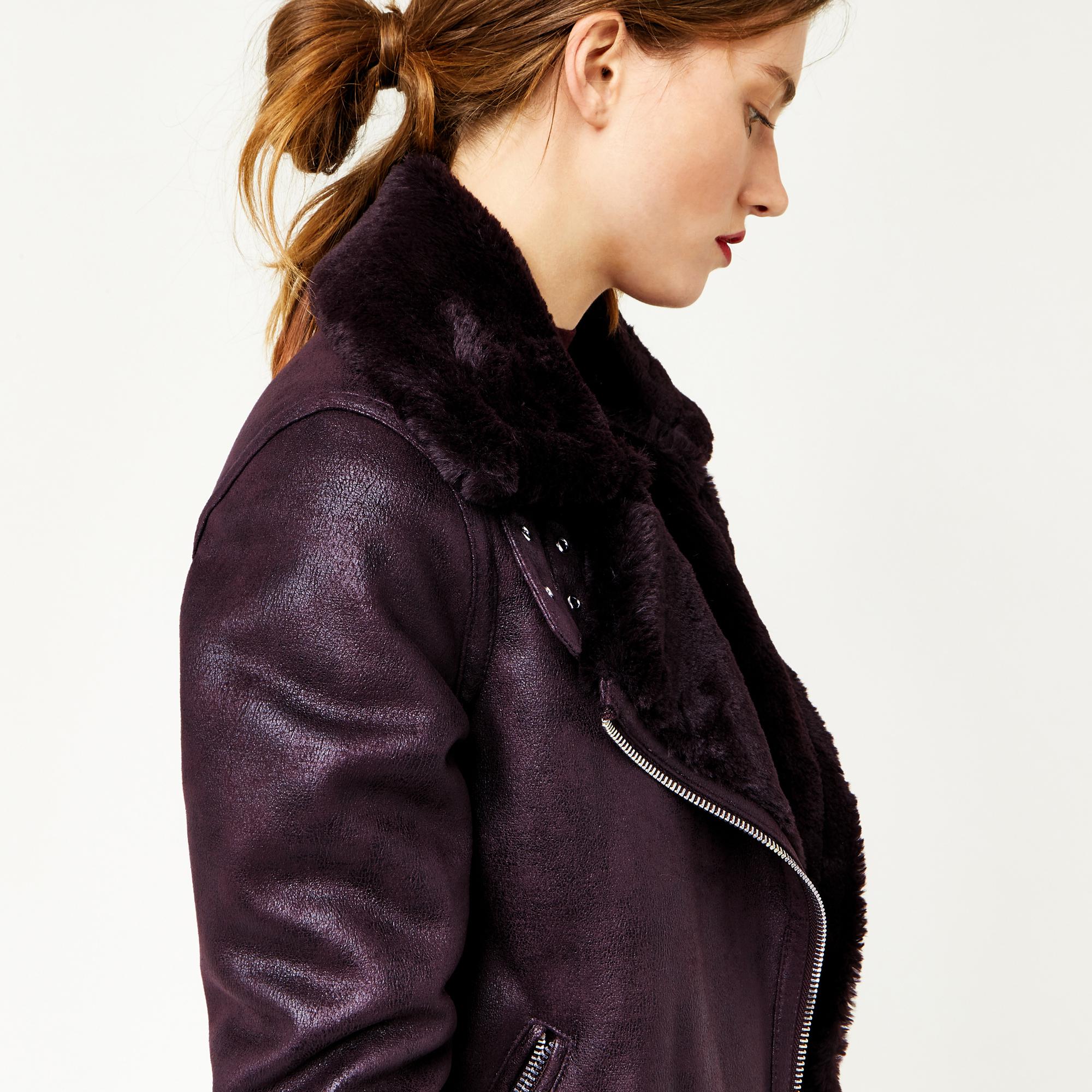 Warehouse Oversized Biker Jacket Lyst Gallery