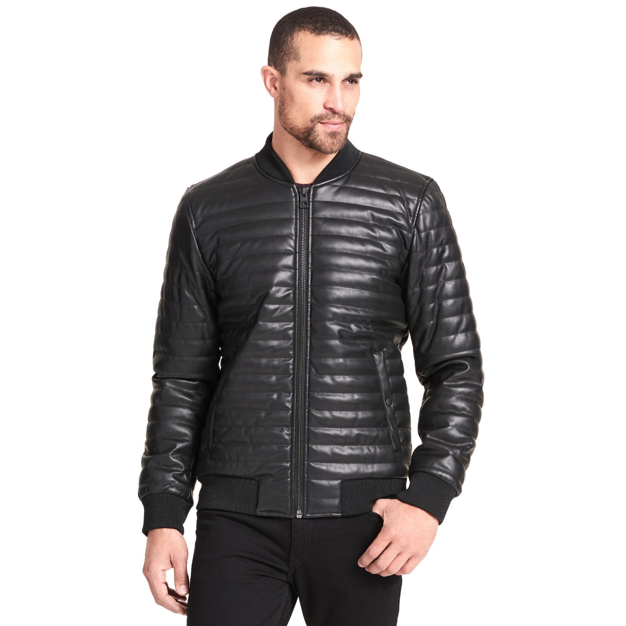 Lyst Wilsons Leather Famous Maker Quilted Puffy Faux View Fullscreen