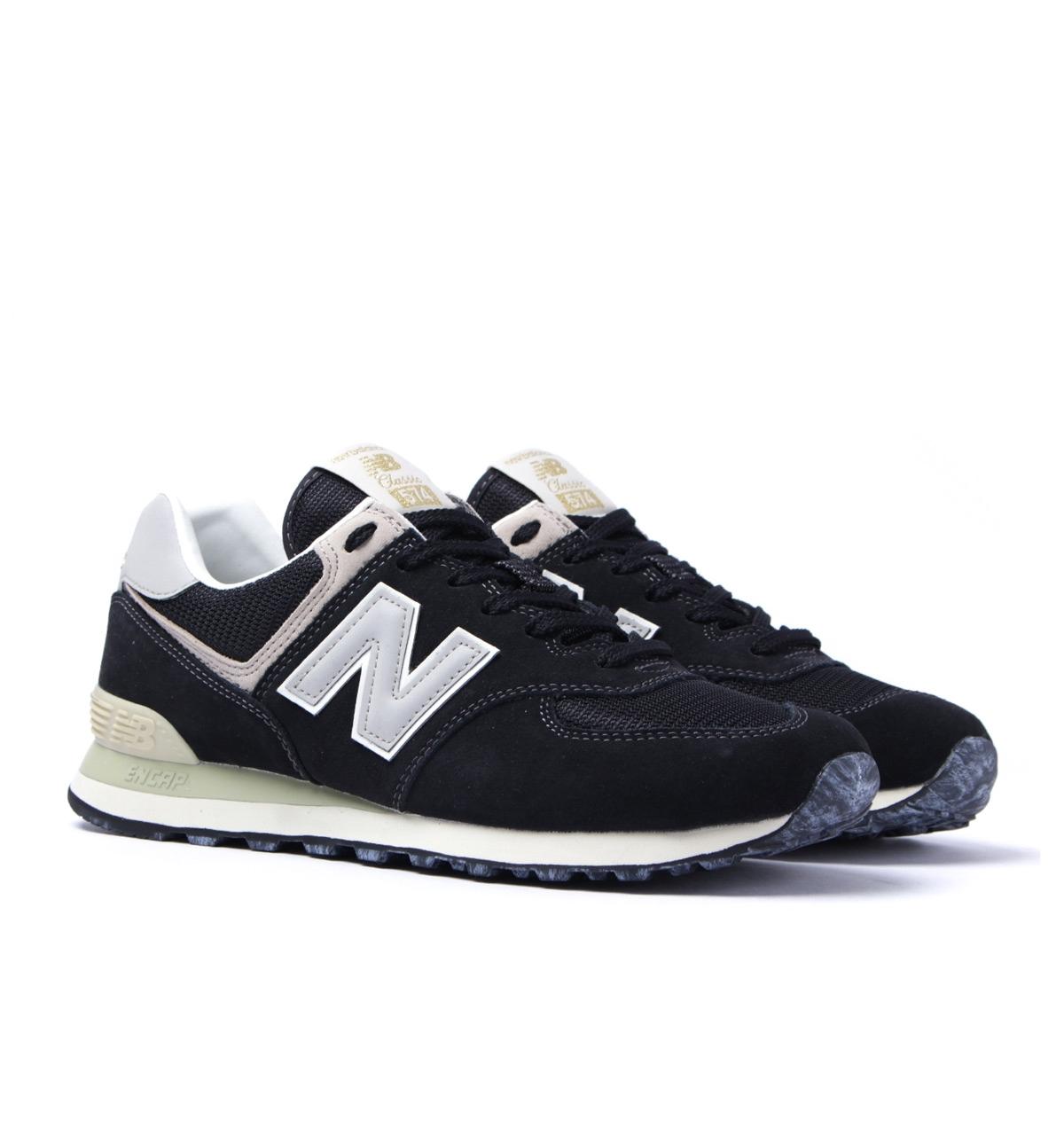 men's new balance 574 black