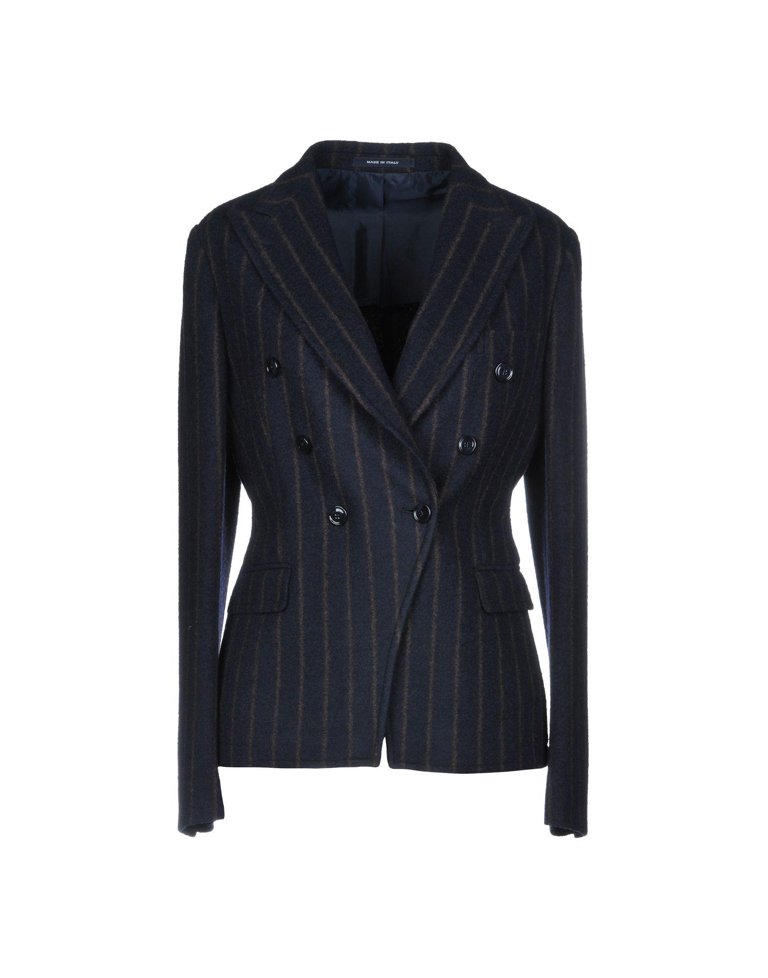 Tagliatore 0205 Flannel Blazer in Dark Blue (Blue) - Lyst