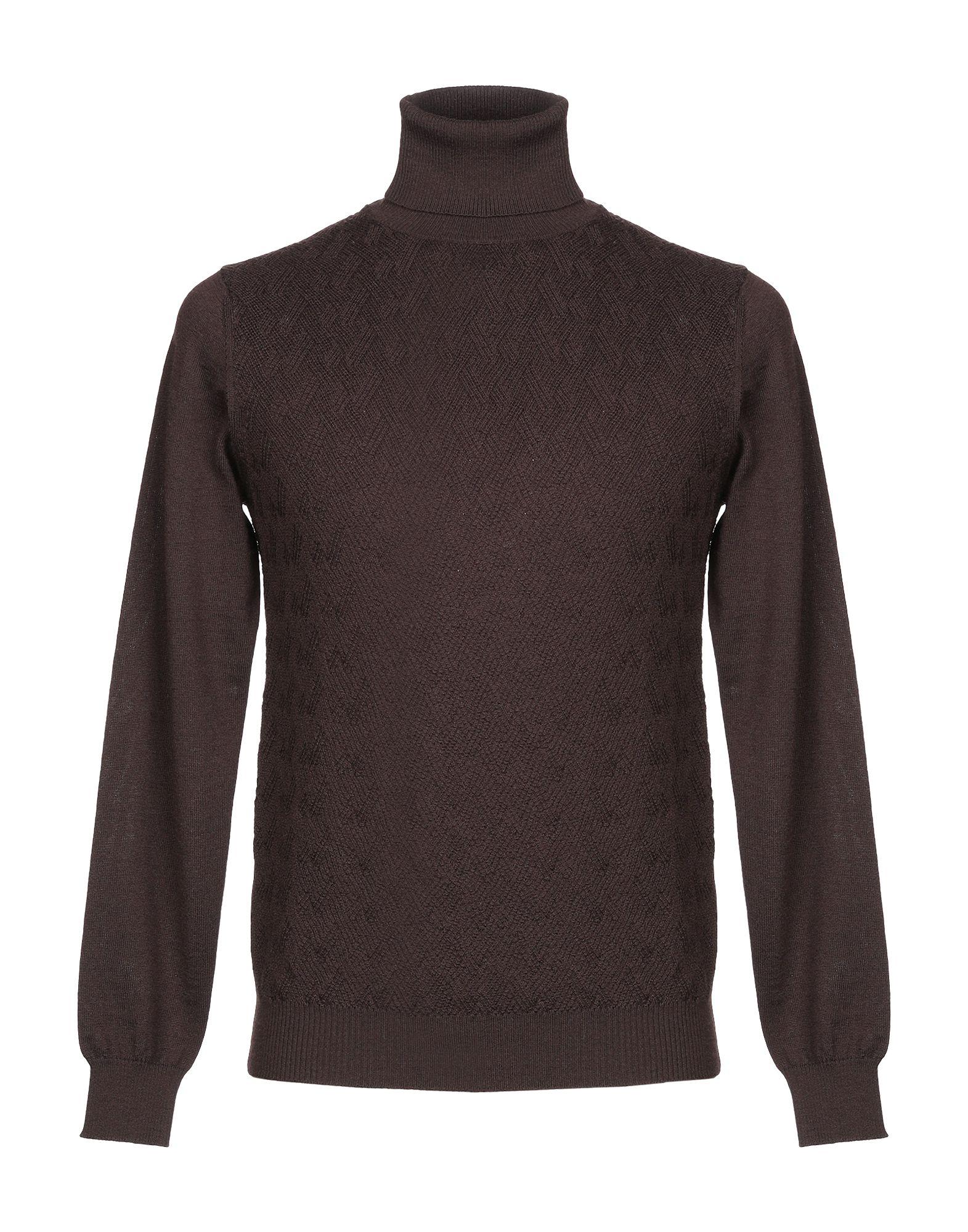 Jeordie's Wool Turtleneck in Dark Brown (Brown) for Men - Save 17% - Lyst